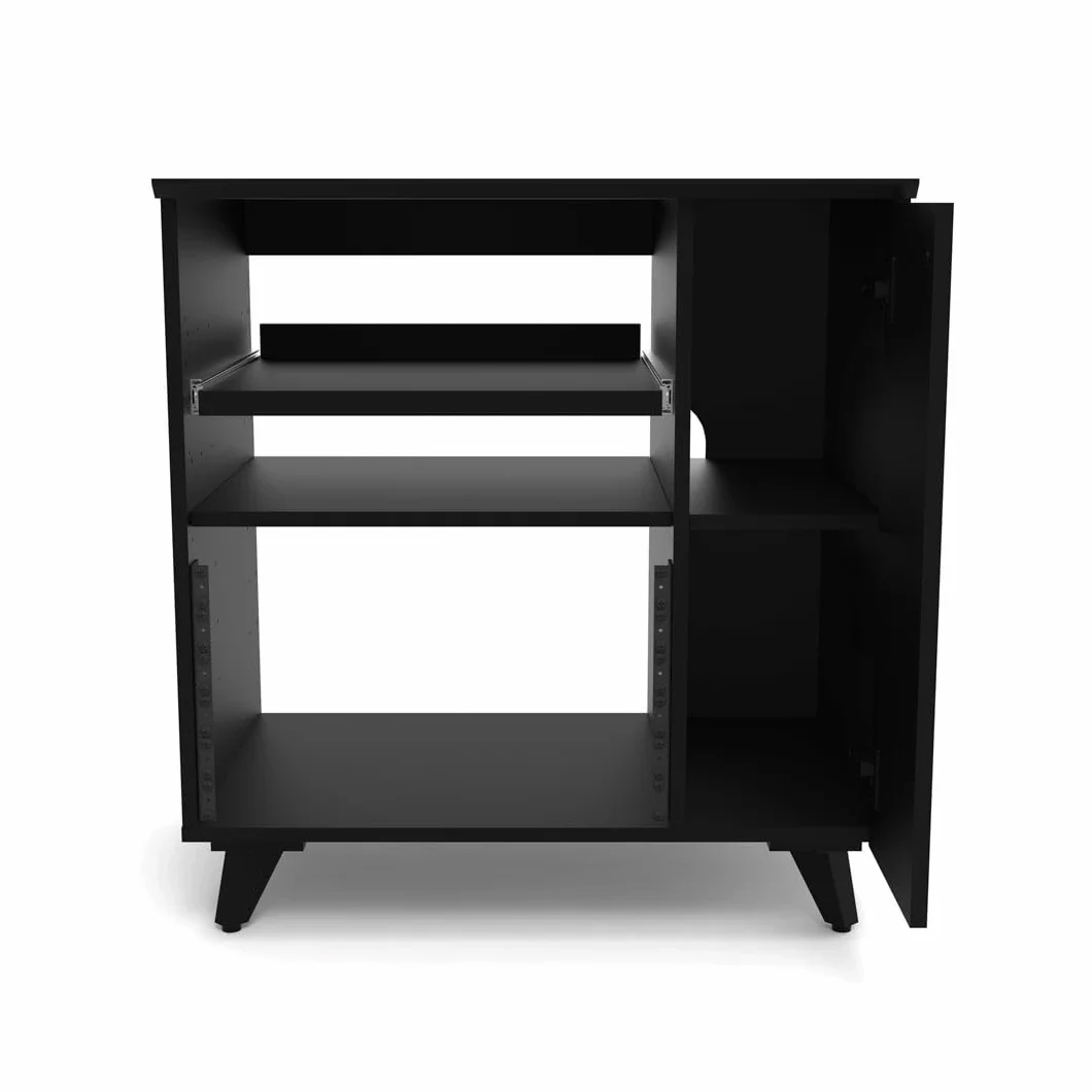 Glorious Modular Side Rack Black - Expansión para Racks de mesas de Estudio
