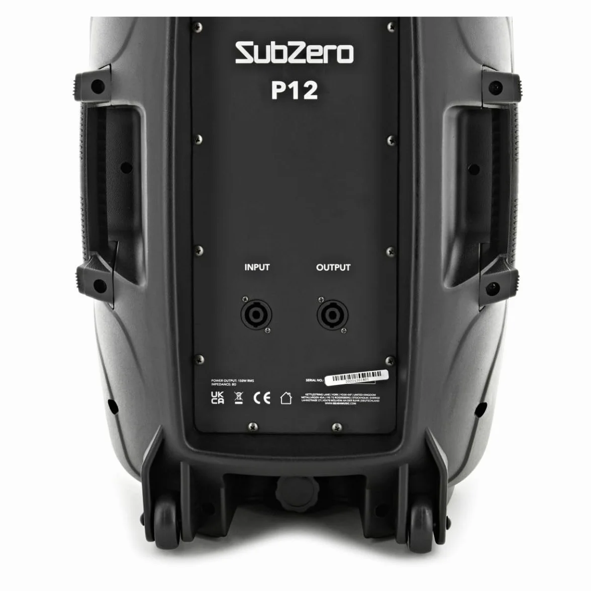 SUBZERO Altavoz pasivo portátil de 12 Pulgadas para megafonía