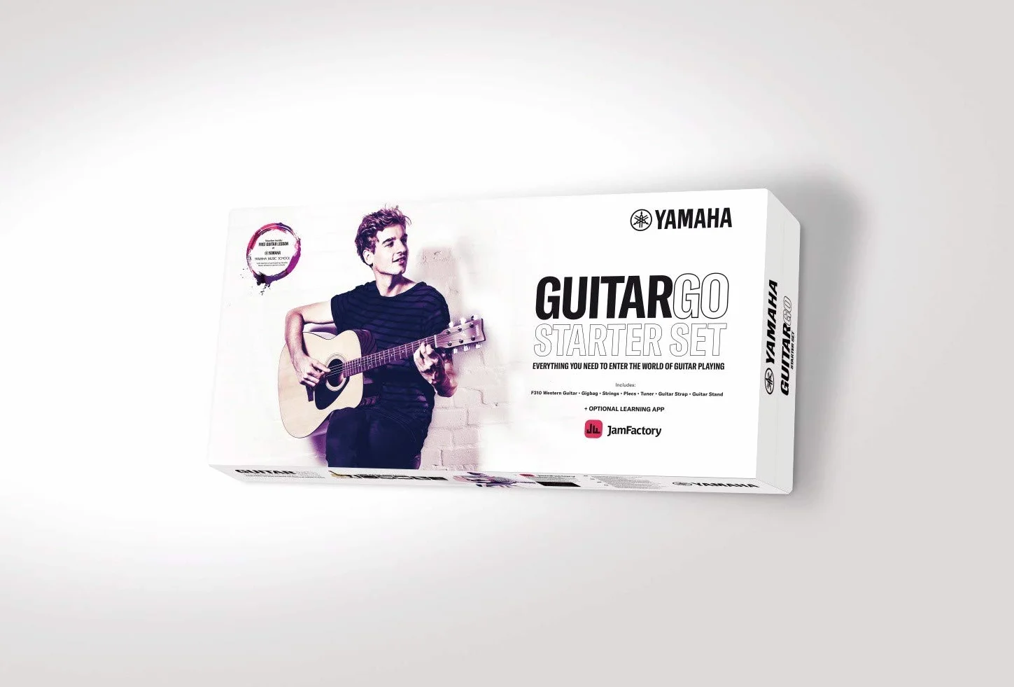 YAMAHA GuitarGo, Set para principiantes y para aquellos que quieran retomarlo, incluye cuerdas, púas, funda, diapasón, atril y mucho más