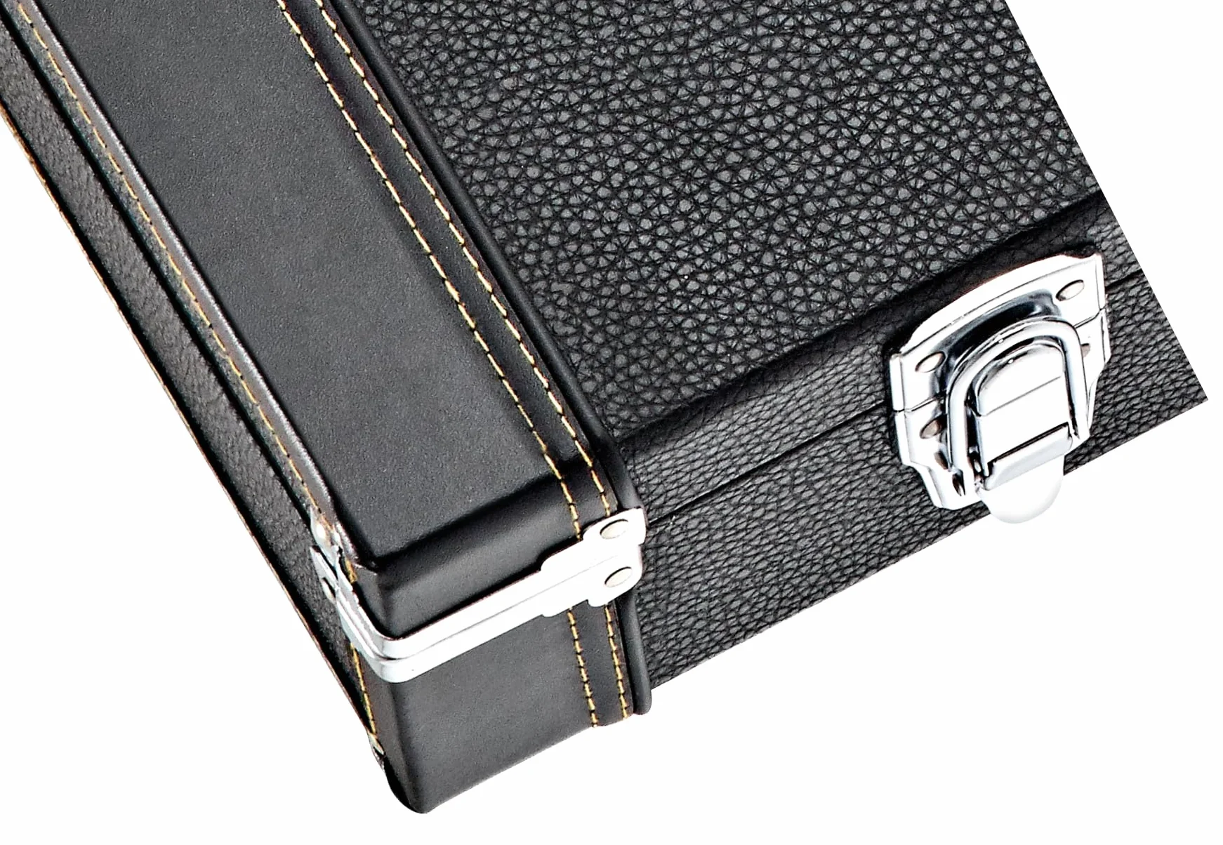 Ortega Estuche para E-Bass, Negro Plano/Cromado, OEBCSTD