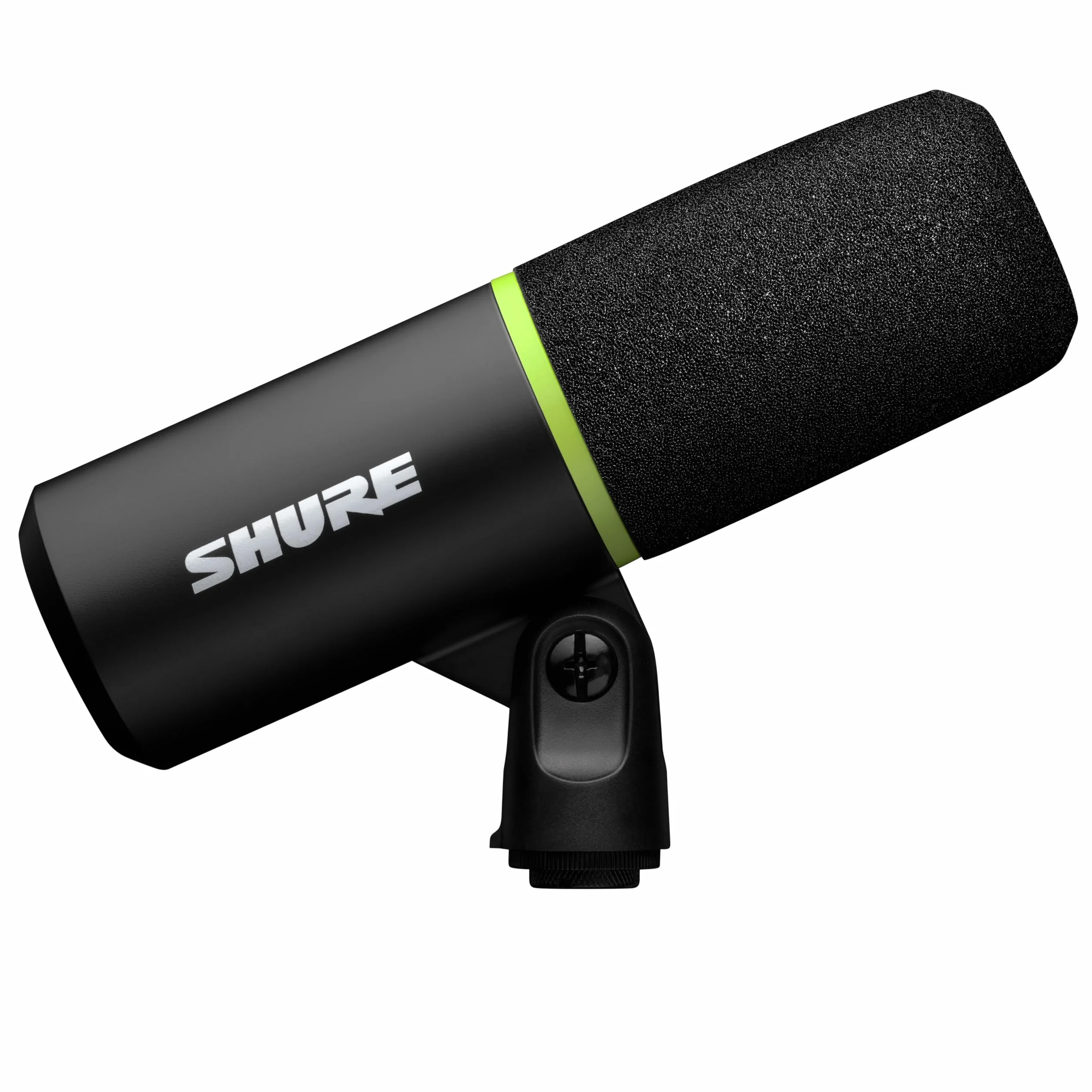 Shure MV6 Microfono par Juegos, Micrófono USB dinámico para PC para Juegos y Streaming - Soporte de Sobremesa de Base Redonda, Cancelación de Ruido de Fondo, Tap-to-Mute, 3.5mm Salida