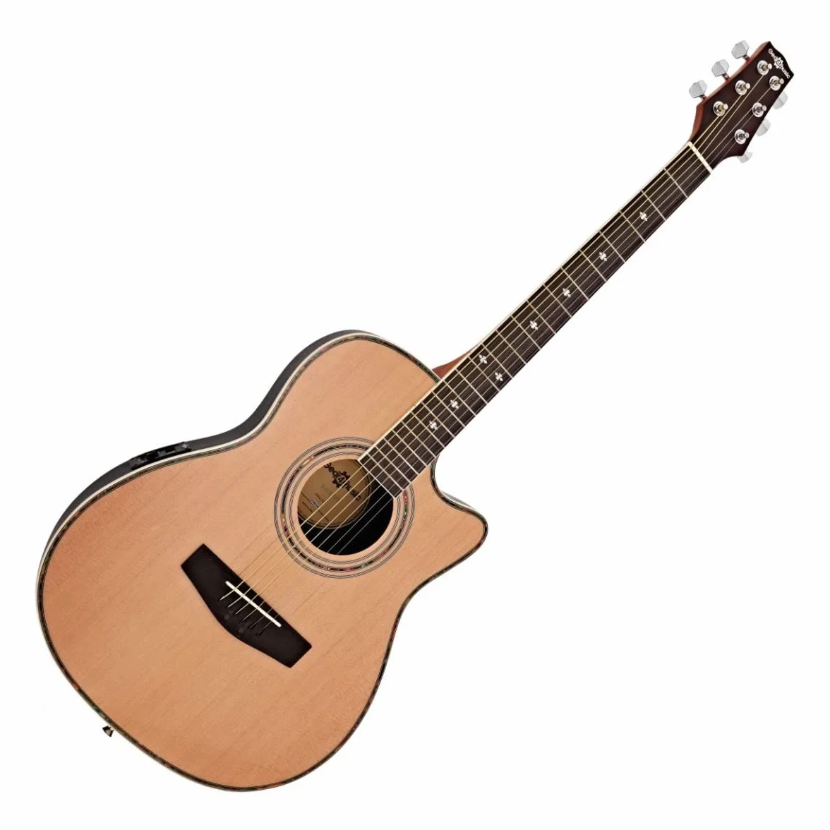 Guitarra electroacústica Roundback de Gear4music Natural