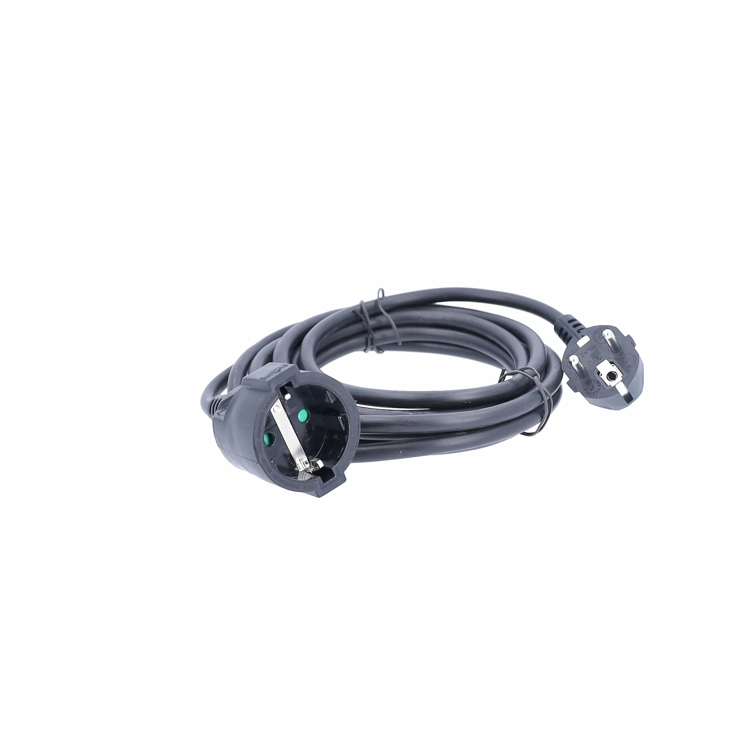 Schwabe alargador de cables 3 m H05VV-F 3G1,5 230V 16A 3500W IP20 Negro
