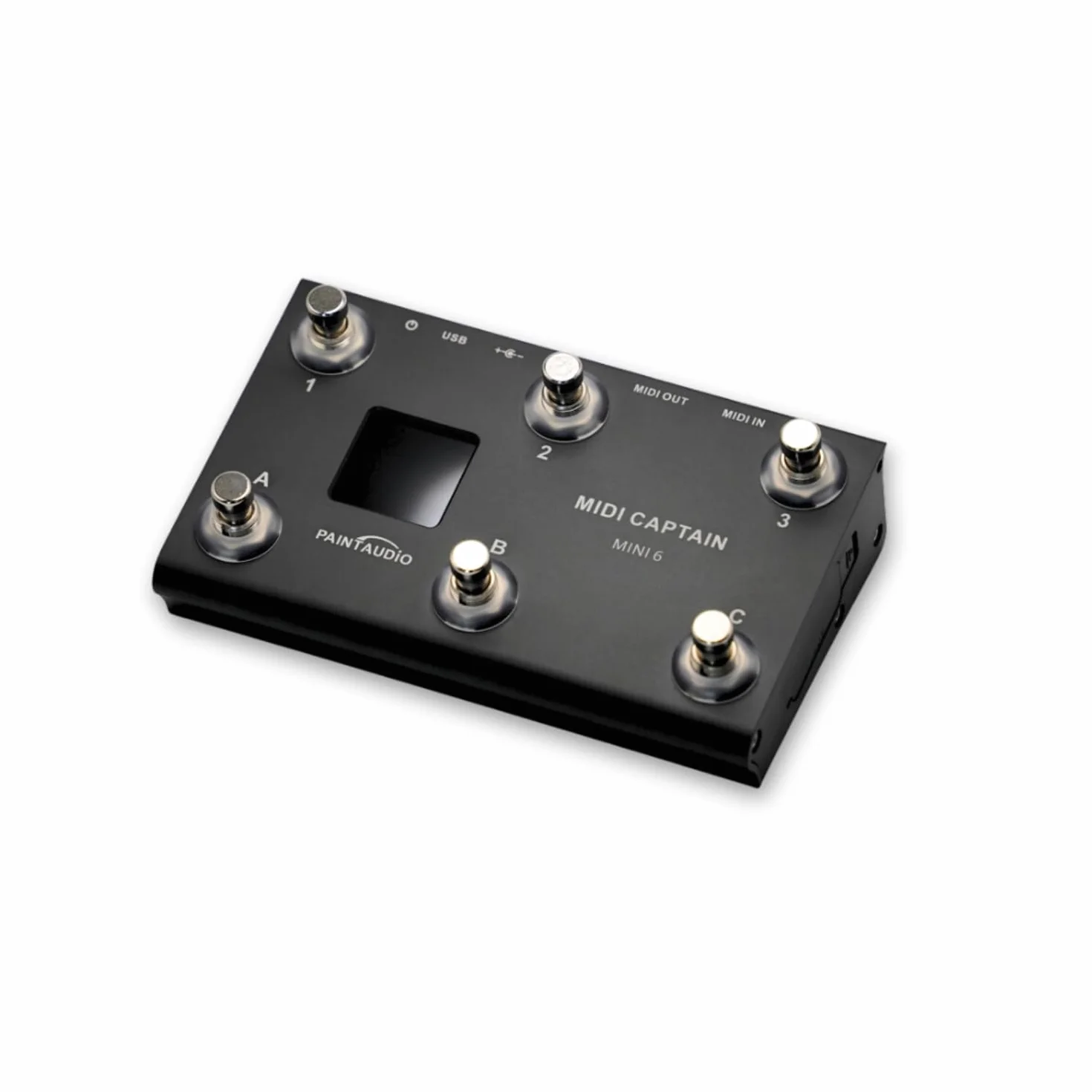 PAINTAUDIO MIDI Captain Nano 4/MINI Controlador multiefectos de teclados sintetizador USB-MIDI, software musical Bias, compatible con todos los comandantes de PC/CC/Note (MIDI Captain MINI 6)
