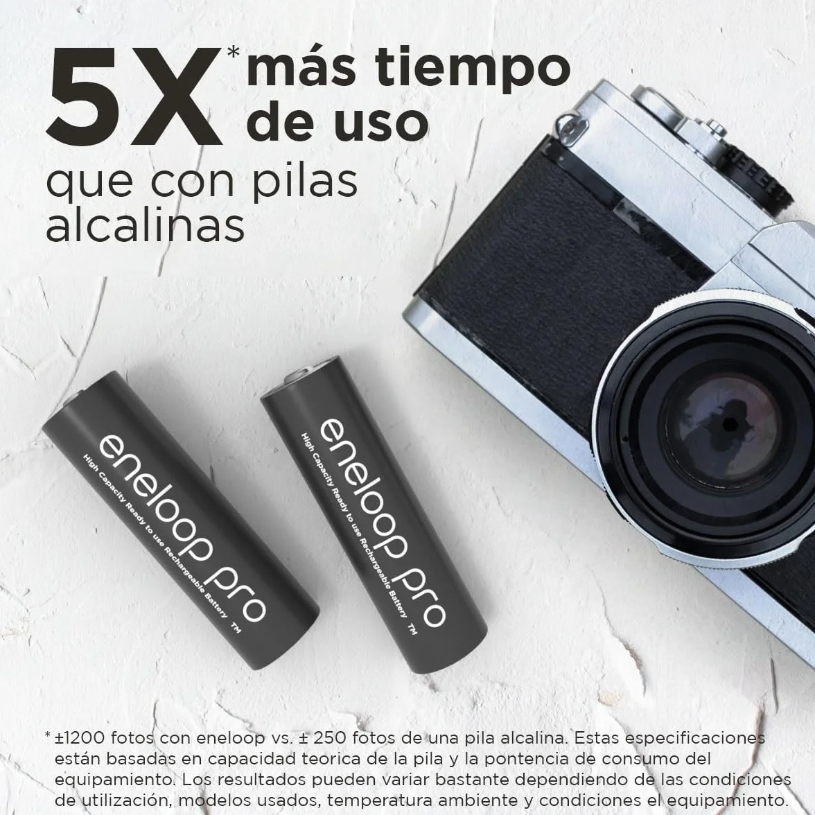 Eneloop Pro AA Mignon Ni-MH Recargables Pack de 4