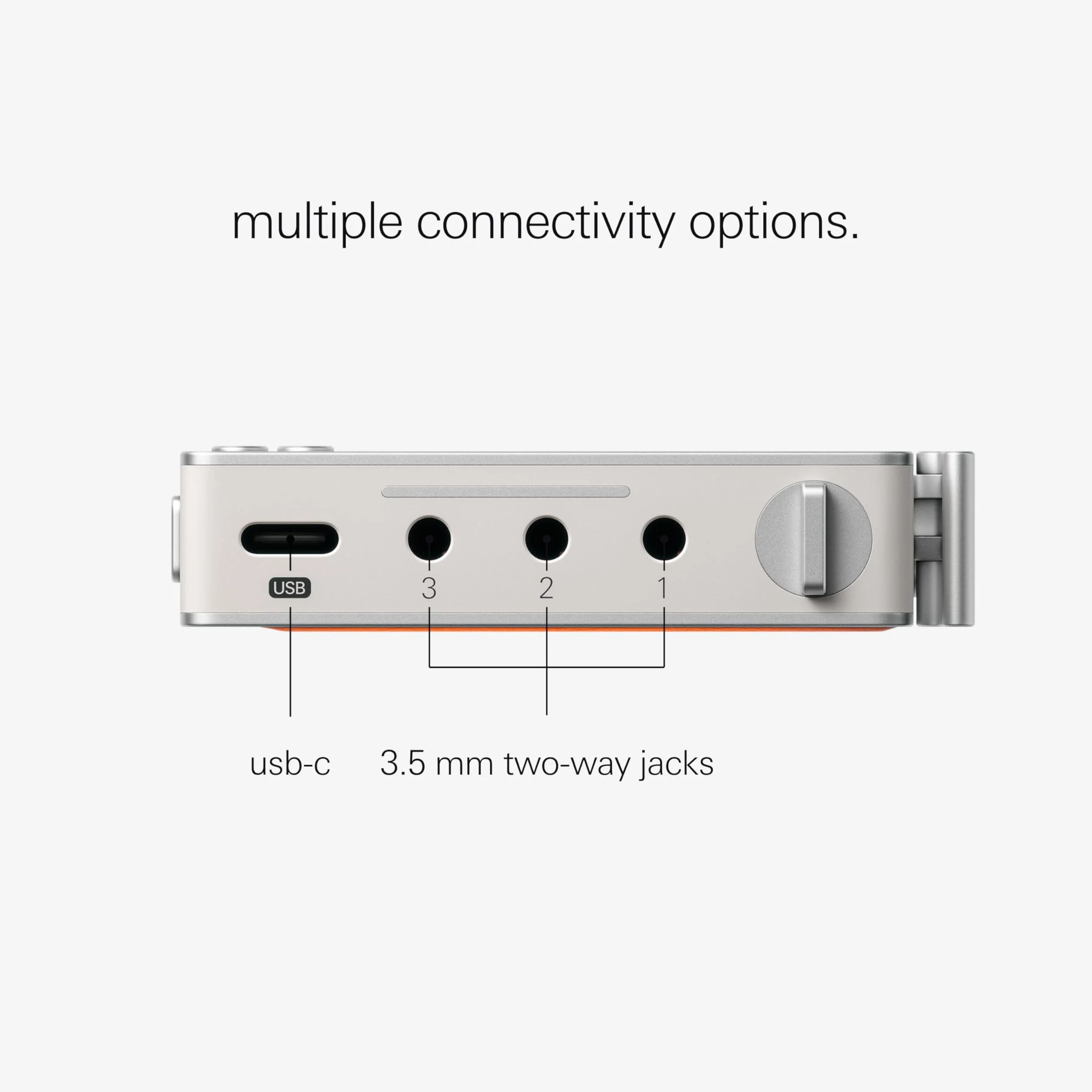 Teenage Engineering TP-7 (Dispositivo de grabación portátil, con Interfaz de Audio USB-C, Bluetooth, micrófono Interno, 128 GB de Espacio de Almacenamiento, 72 Horas de duración de la batería)