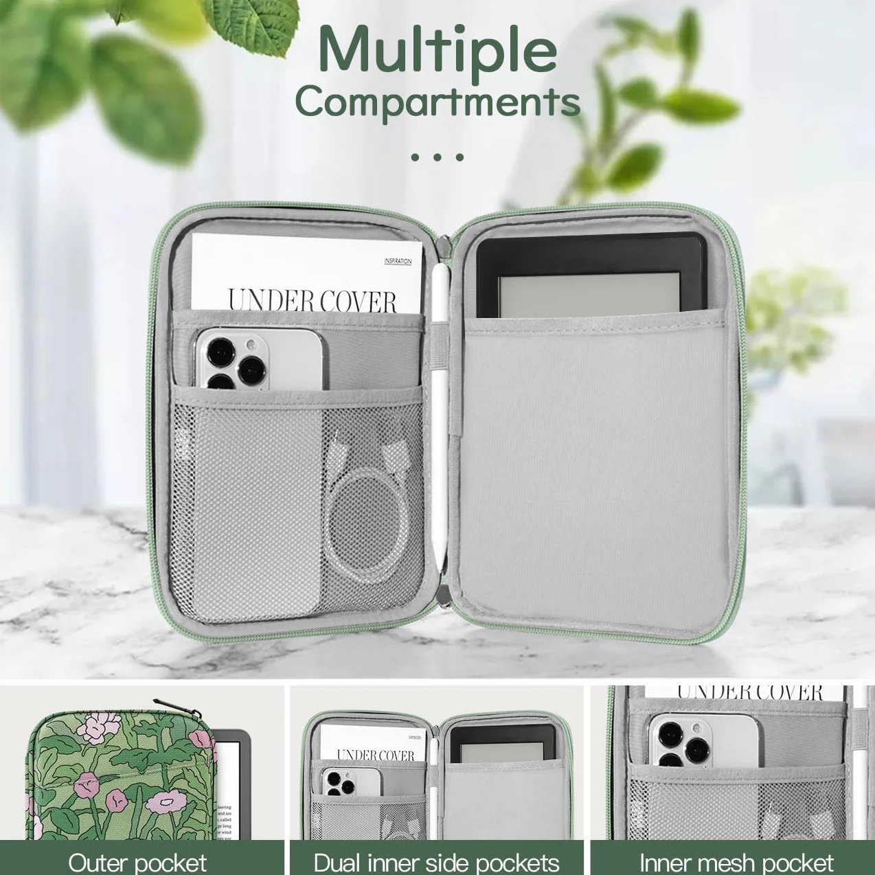 Vinabilia Funda Protectora para Kindle 6-7 Pulgadas, Paperwhite/Colorsoft Signature Edition, Kobo Libra Colour, Clara BW/Colour