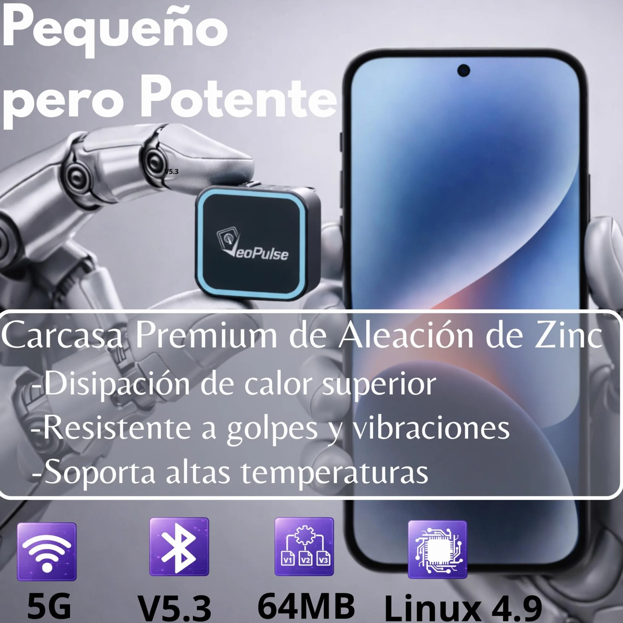 C-Pro USB-C Adaptador Inalámbrico CarPlay & Android Auto – Memoria Dual (Ideal Parejas) – Carcasa de Zinc Anti-Calentamiento – Conexión Directa y Estable