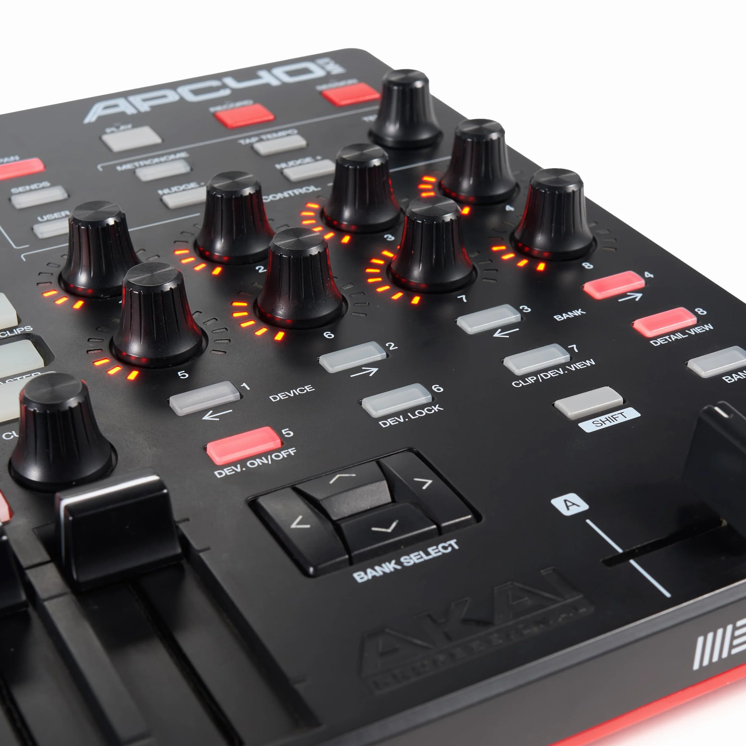 Akai Professional APC40 MKII - Controlador MIDI USB para mapeo 1 a 1 con Ableton Live Lite y Matriz de lanzamiento de Clips de 5 x 8, Perillas y Faders