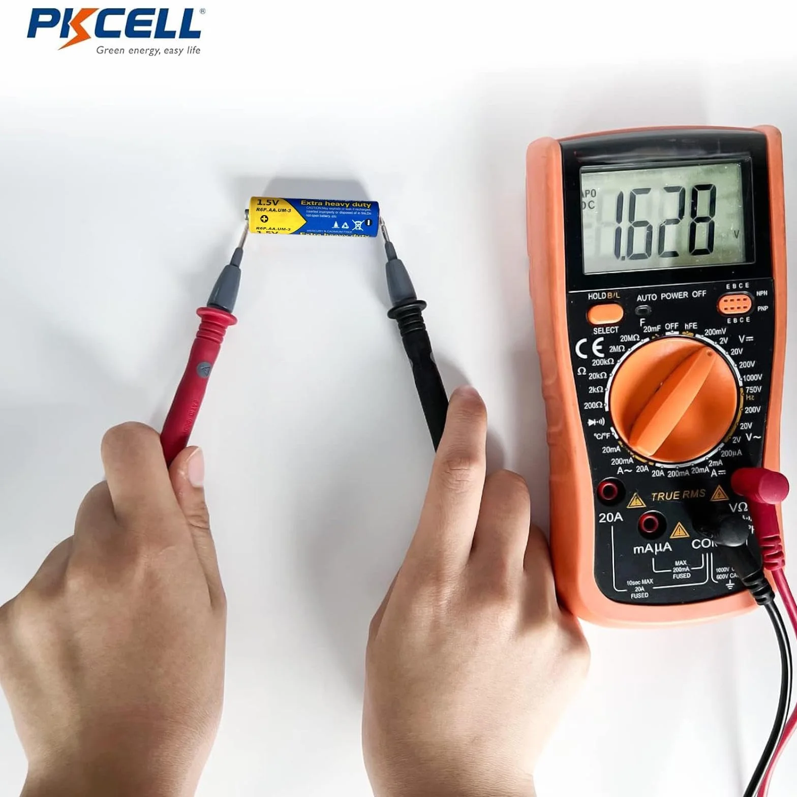 PKCELL 40 Pilas AA R6P + 40 Pilas AAA R03P Carbono 1,5 V