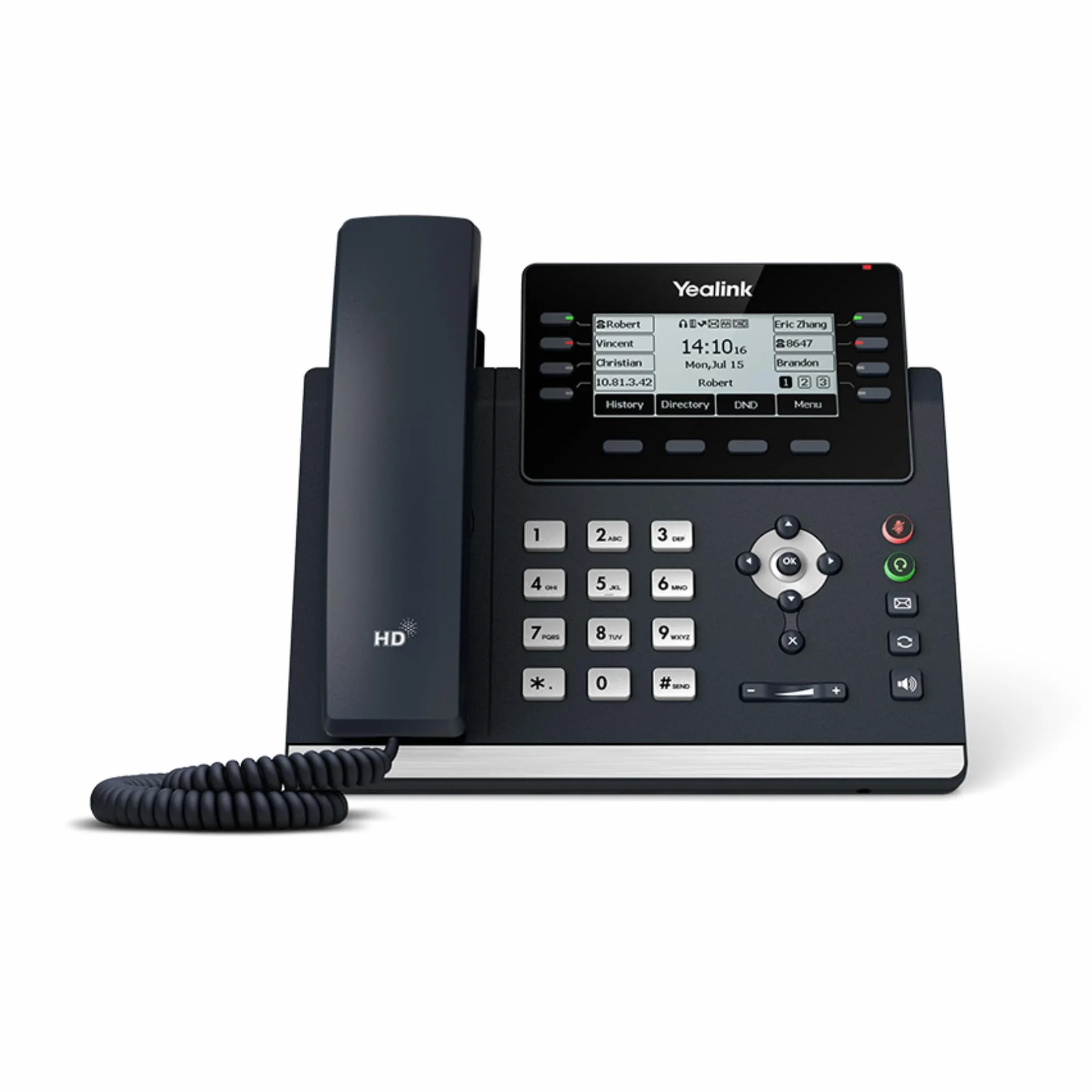 Yealink T43U Telefono SIP PoE 12 Cuentas