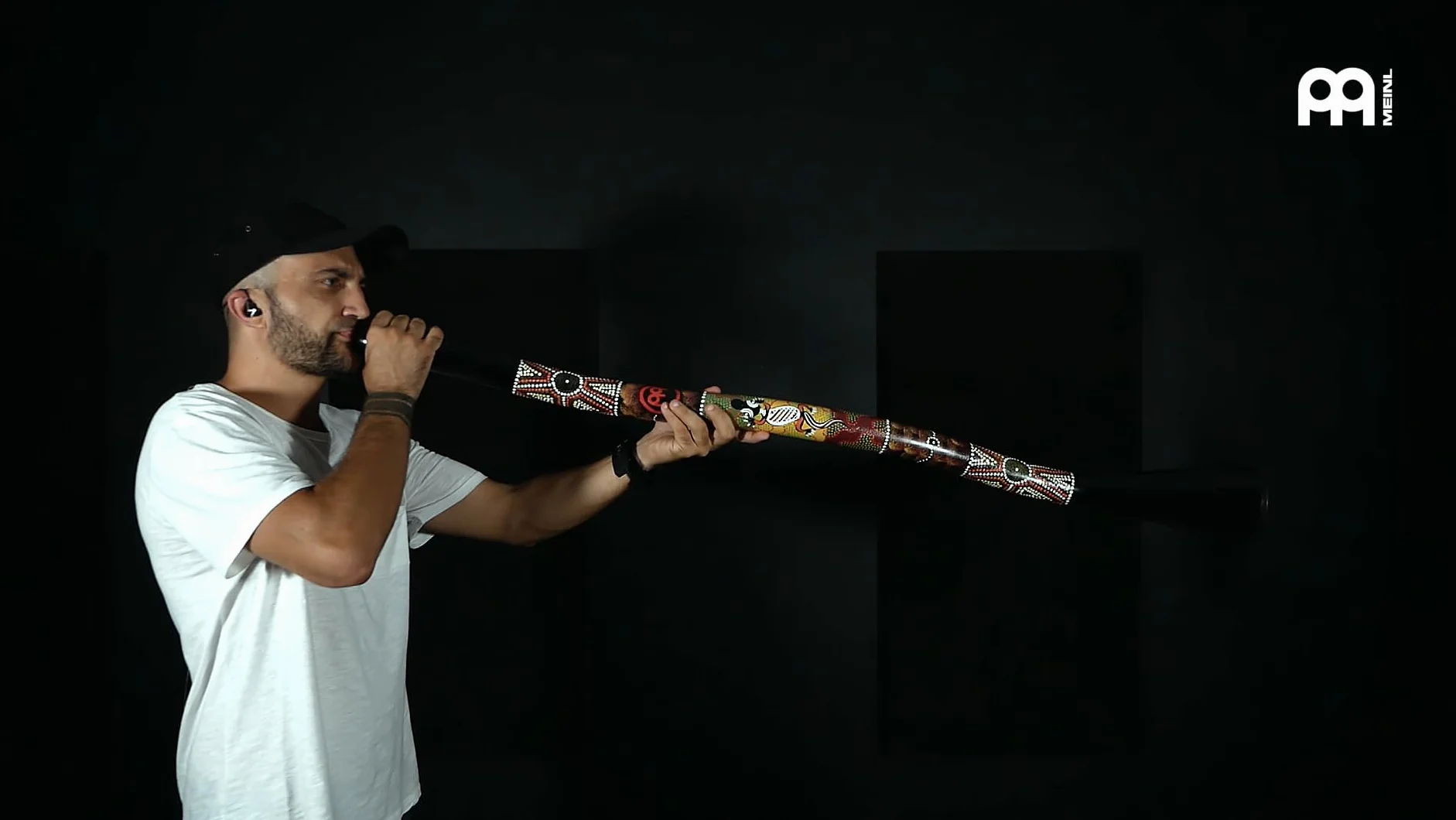 MEINL Percussion - Didgeridoo sintético, forma de S, 130 cm, incluye bolsa