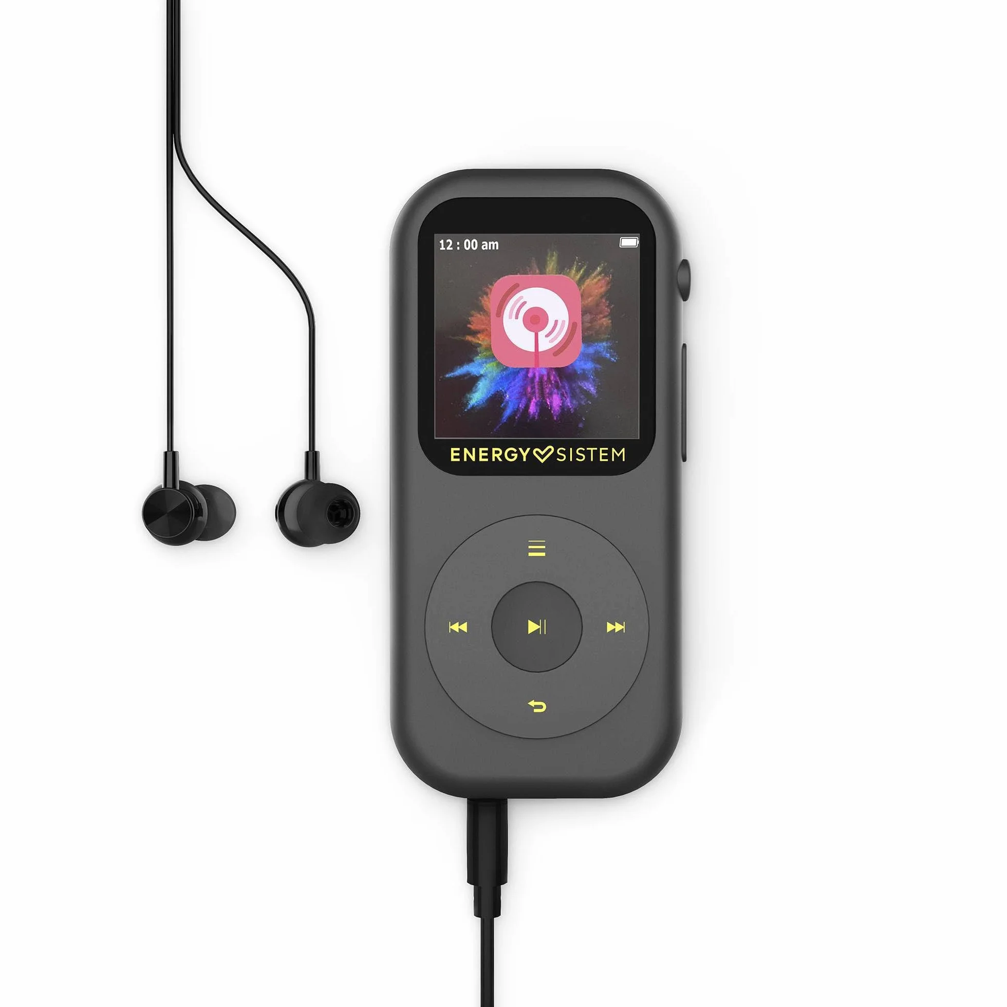 Energy Sistem Handy Reproductor MP4 Bluetooth 16GB Pantalla IPS 1.54" Radio FM MicroSD 128GB Grabadora de Voz MP3