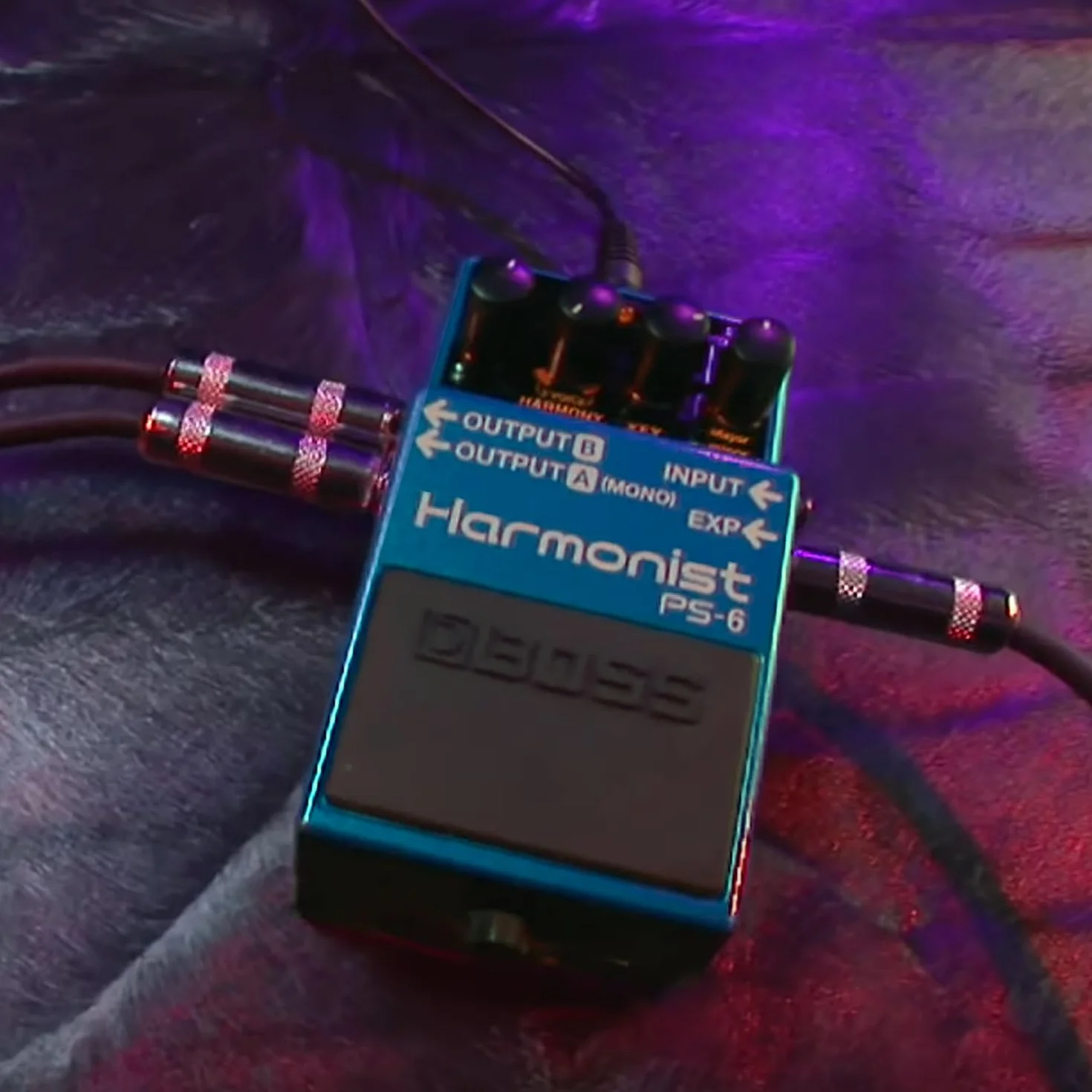 Boss PS-6 Harmonist Pitch-Shifter - Dispositivo de efectos de pedal y cable jack keepdrum