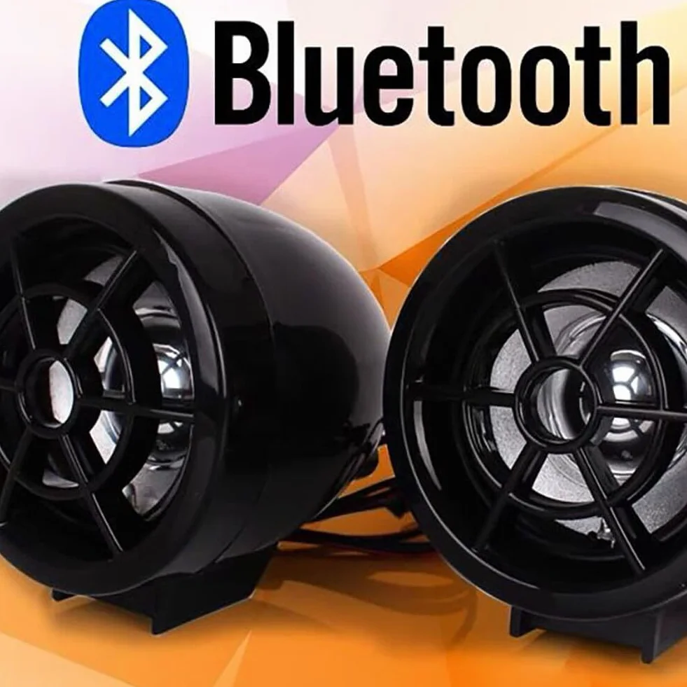 Control Remoto Motorycle De Alarma Bluetooth Con Aproximidad Mp3 Radio Altavoz Amplificador Antiblo