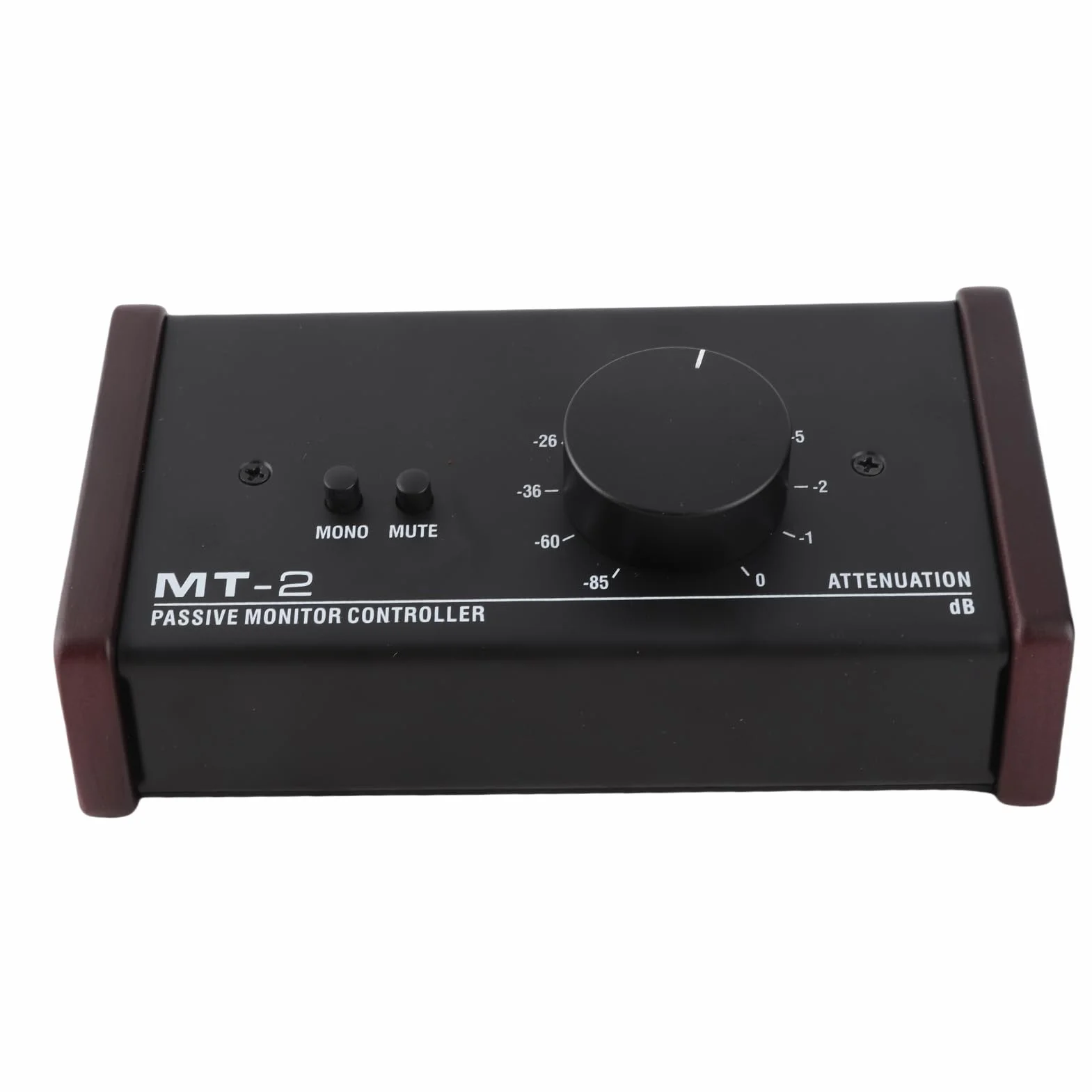 Controlador de Monitor Pasivo, Controlador de Monitor de Estudio Pasivo con Interfaz XLR Y 3,5 Mm Perilla de Volumen Grande Control de Silencio Controlador de Volumen Estéreo Pasivo
