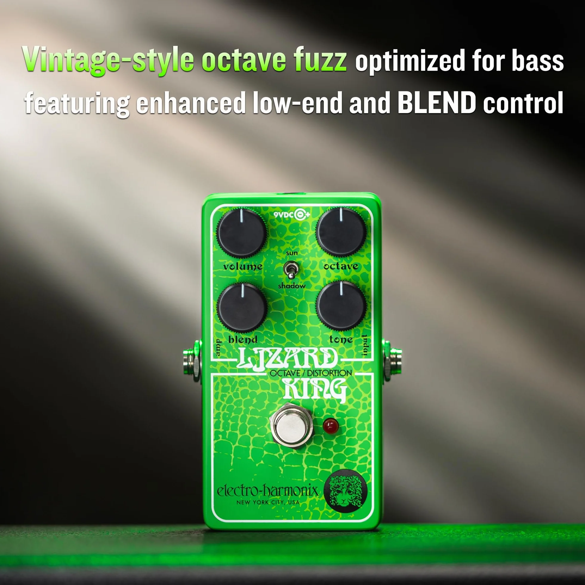 Electro-Harmonix Lizard King Bass Octava Fuzz Pedal