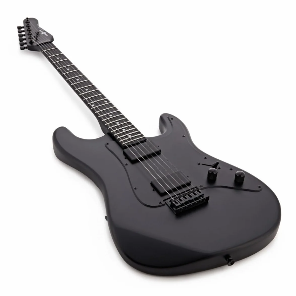 Gear4music LA Select Guitarra Eléctrica con Accesorios, Blackout
