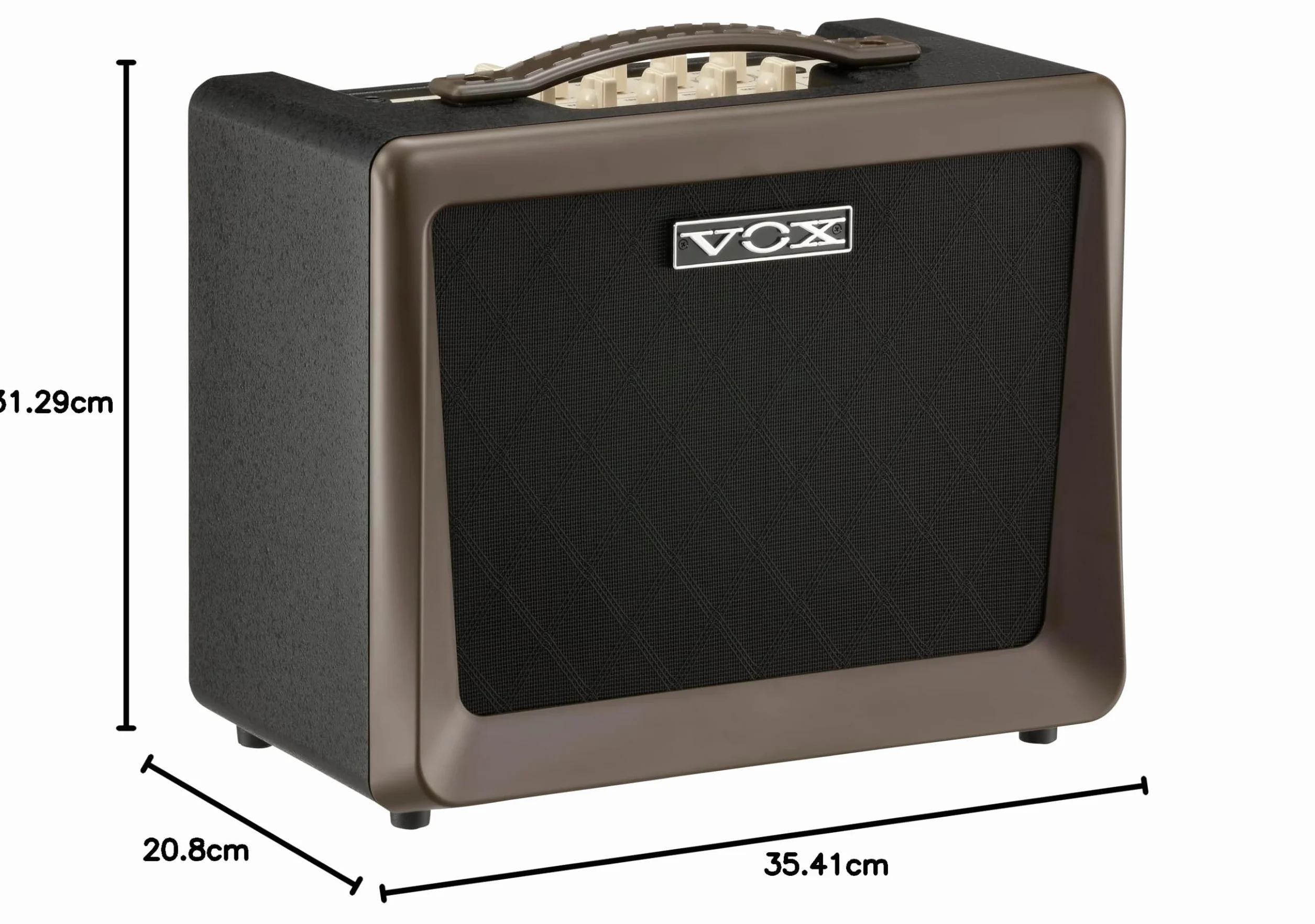 VOX VX50-AG 50W - Amplificador acústico compacto para guitarra con tubo de vacío NuTube