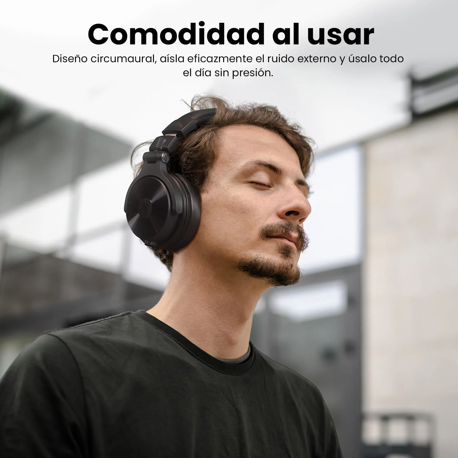 OneOdio Studio MAX 1 Auriculares DJ Inalámbricos, 120H Autonomía, Audio Hi-Res/LDAC, 20ms Baja Latencia, Conexión Dongle/Bluetooth 5.3/3,5 mm/6,35 mm para Monitores, Guitarra, Teclado y Podcast