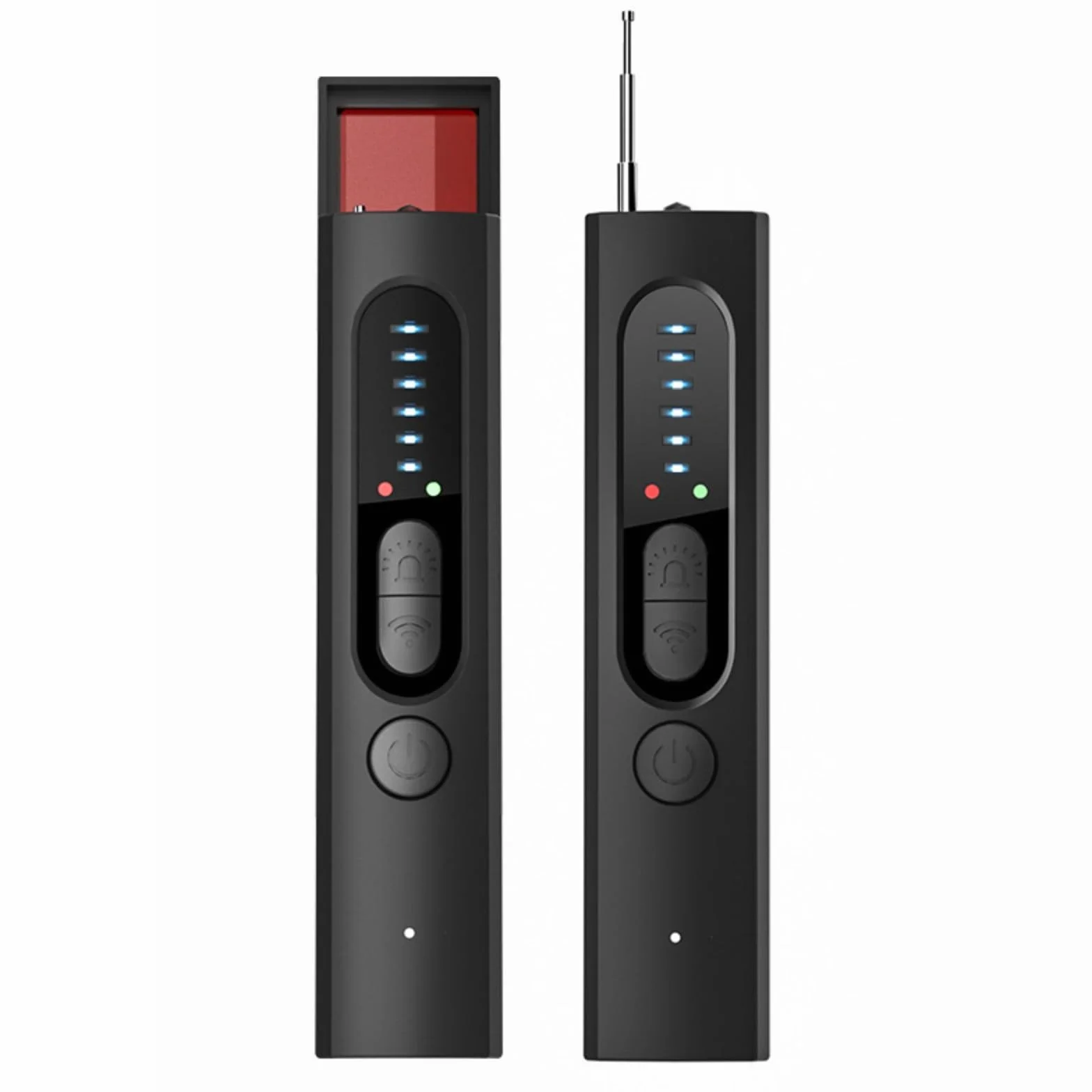 Detector de Camaras y Microfonos Ocultos, Detector de Dispositivos Ocultos Inalámbrico, Detectores de Cámara Oculta, GPS y Señales RF con 6 Niveles de Sensibilidad para Hotel, Hogar, Oficina y Viajes