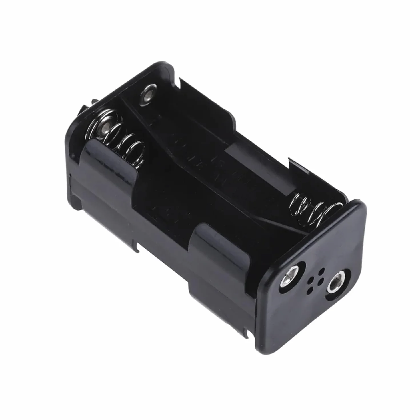 CABLEPELADO Portapilas Plano | Soporte de Batería AAA | Voltaje Total: 6V (1.5V por Pila) | Apto para 4 Pilas LR3 AAA (FR3, HR3, LR3)