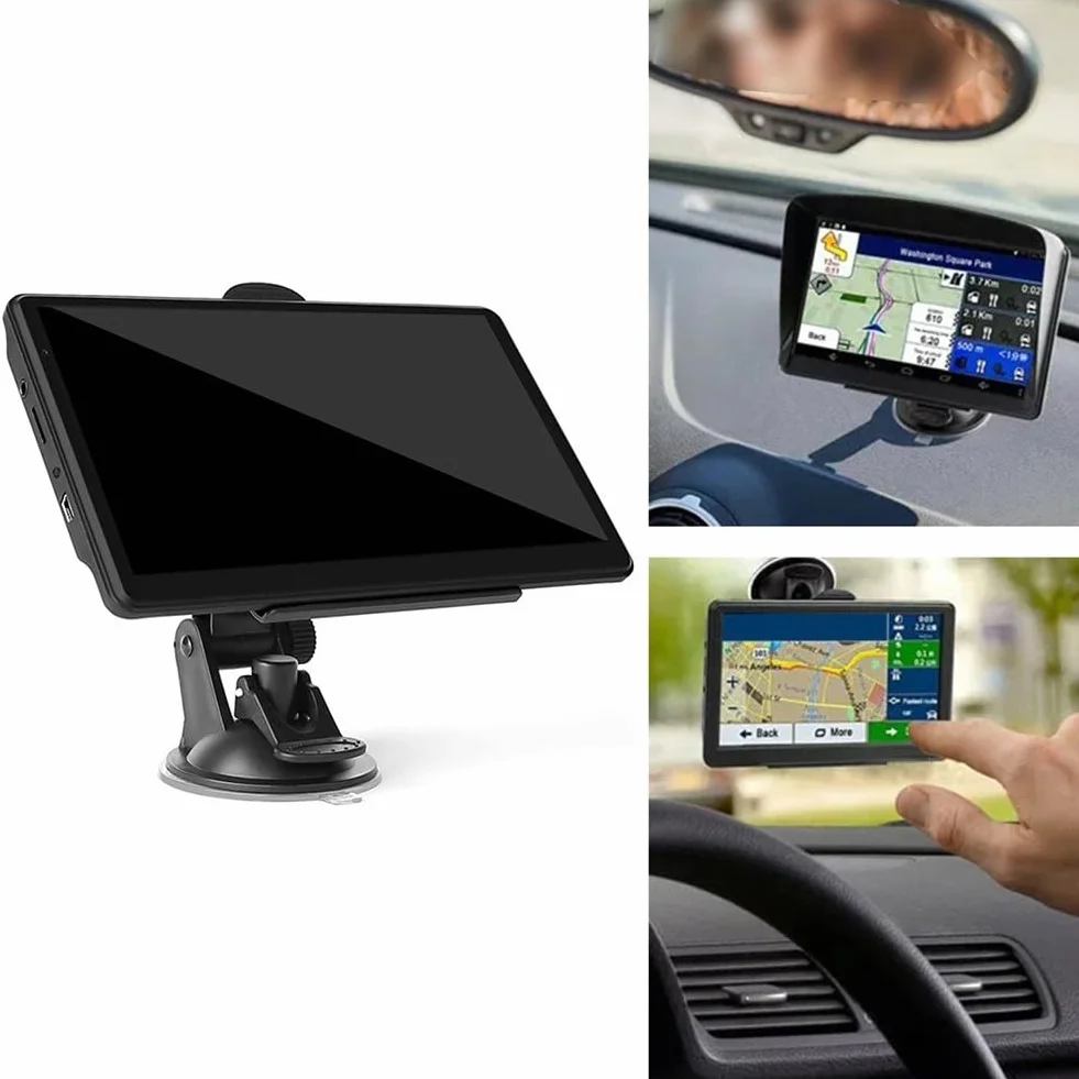 Navegador GPS 7 pulgadas para coches camiones mapas Europa Reino Unido actualizaciones de por vida