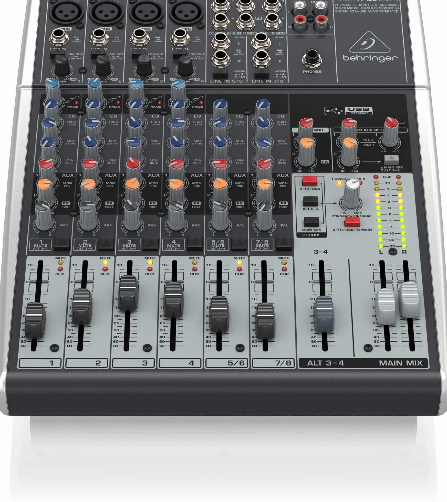 Behringer XENYX 1204USB - Mesa de mezclas