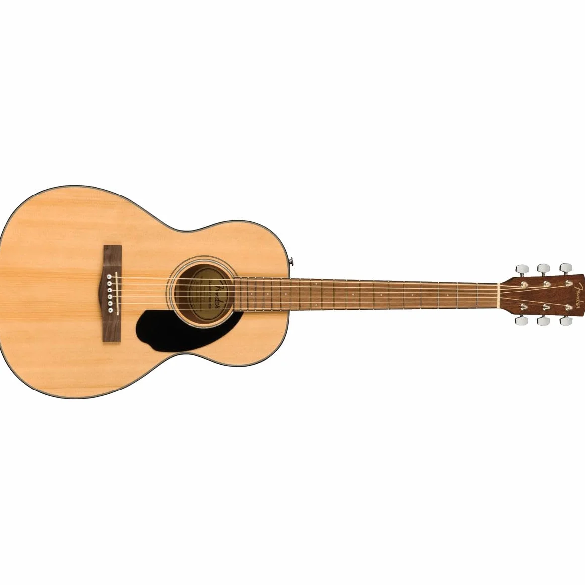 Fender Guitarra acústica CP-60S Parlor, diapasón de nogal, natural, Incluye cursos virtuales gratuitos en Fender Play