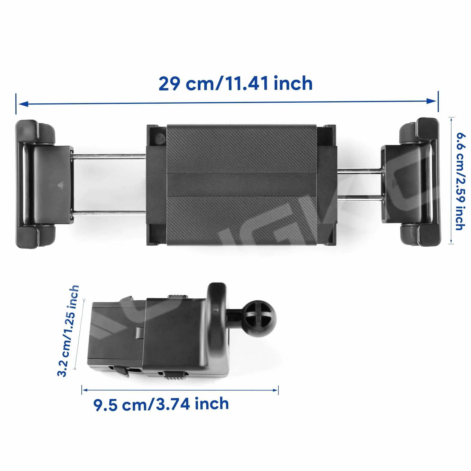 KUNGKIC Soporte para Tablet de Coche para BMW X3 X5 X6 I20 G05 G06 G45 G60 G61 G70 Soporte de Coche Extensible para reposacabezas de Coche Universal rotación 360° (Soporte para Tablet 2.0)