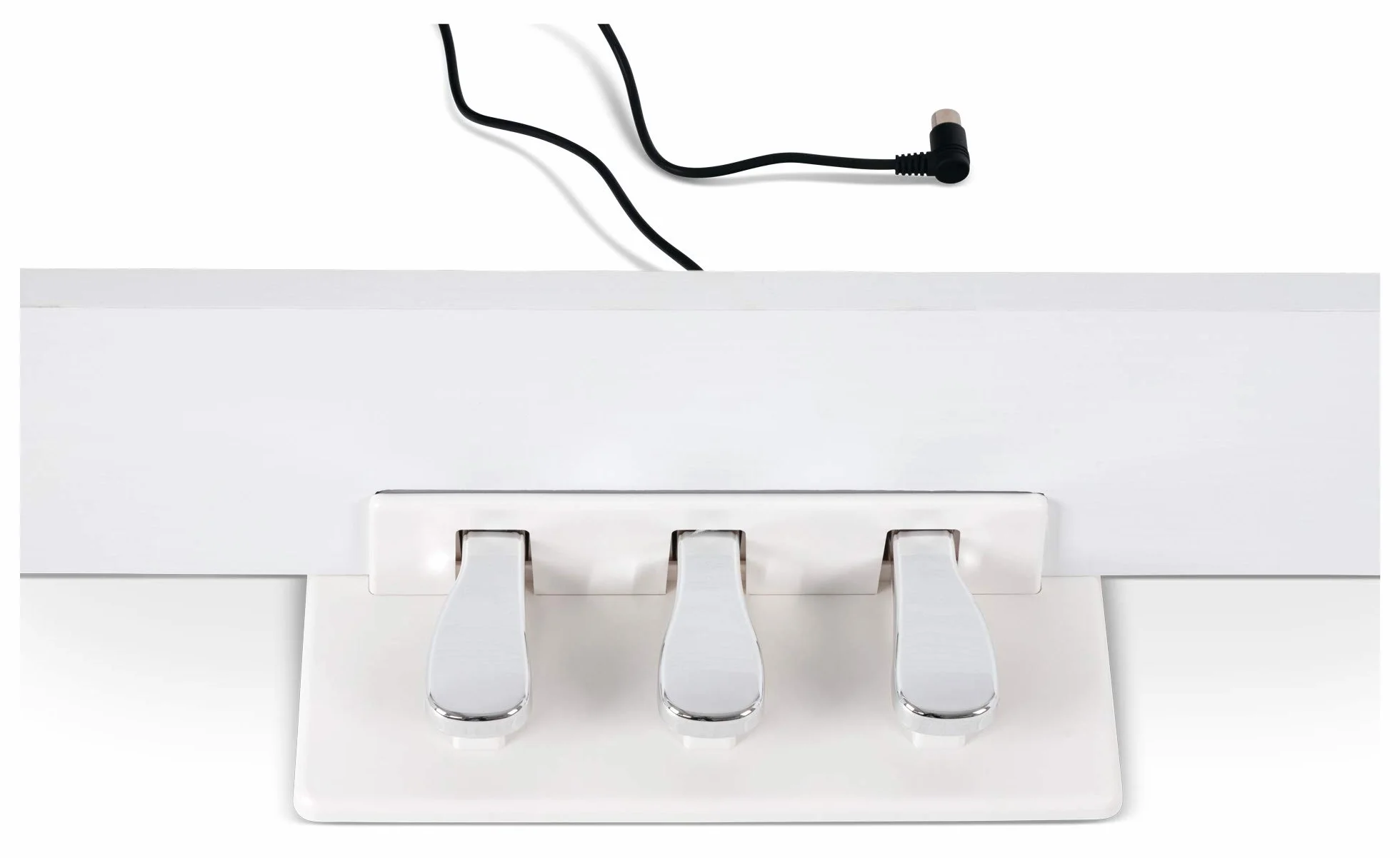 Soporte Steinmayer STP-60 WM (soporte para stage piano P-60, con 3 pedales, medidas: 68,5 x 132 x 34 cm) blanco