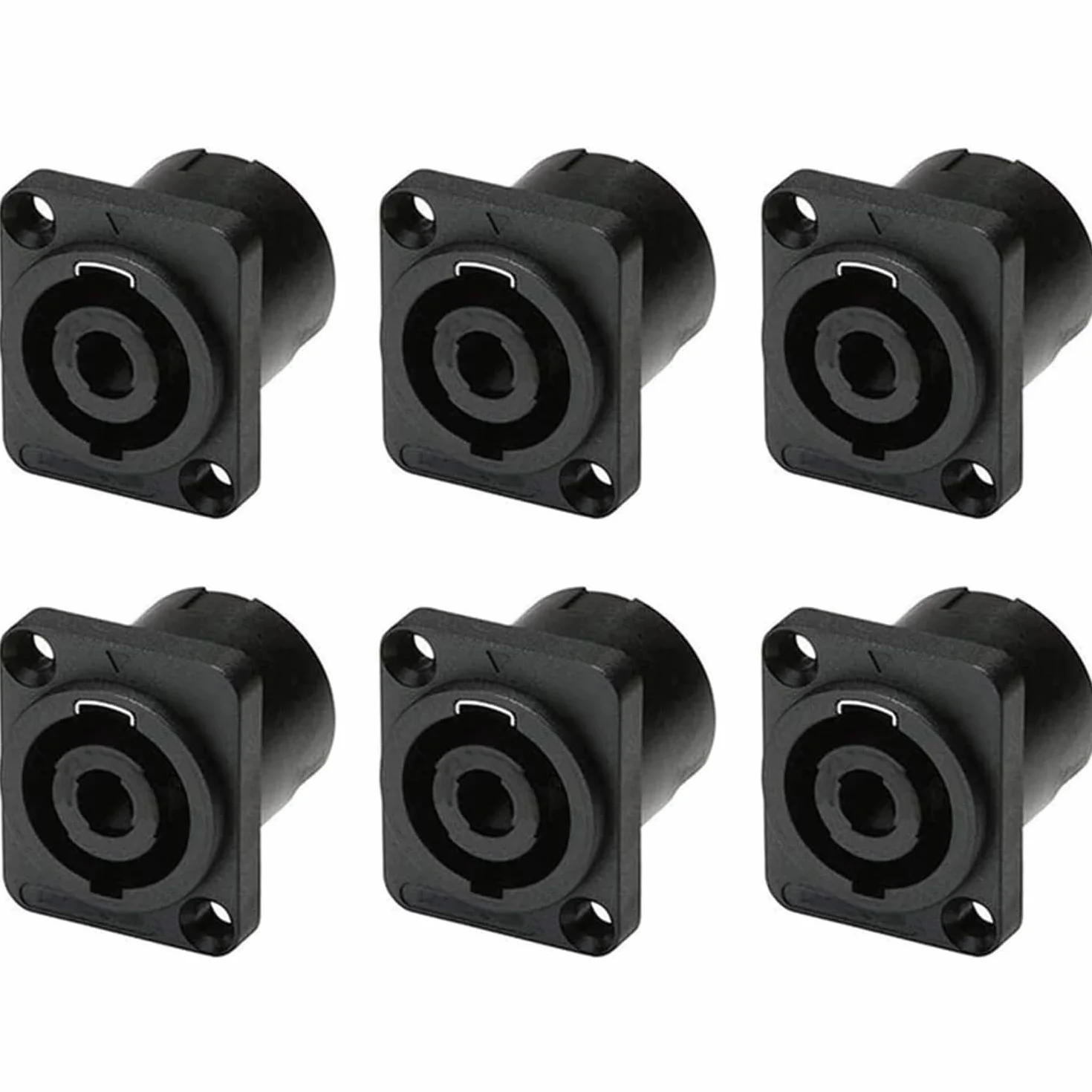 Conector de enchufe montaje en panel altavoz 4 polos Greluma para NL4MP,NL4MPR,NL4FC,NL4FX,NLT4X
