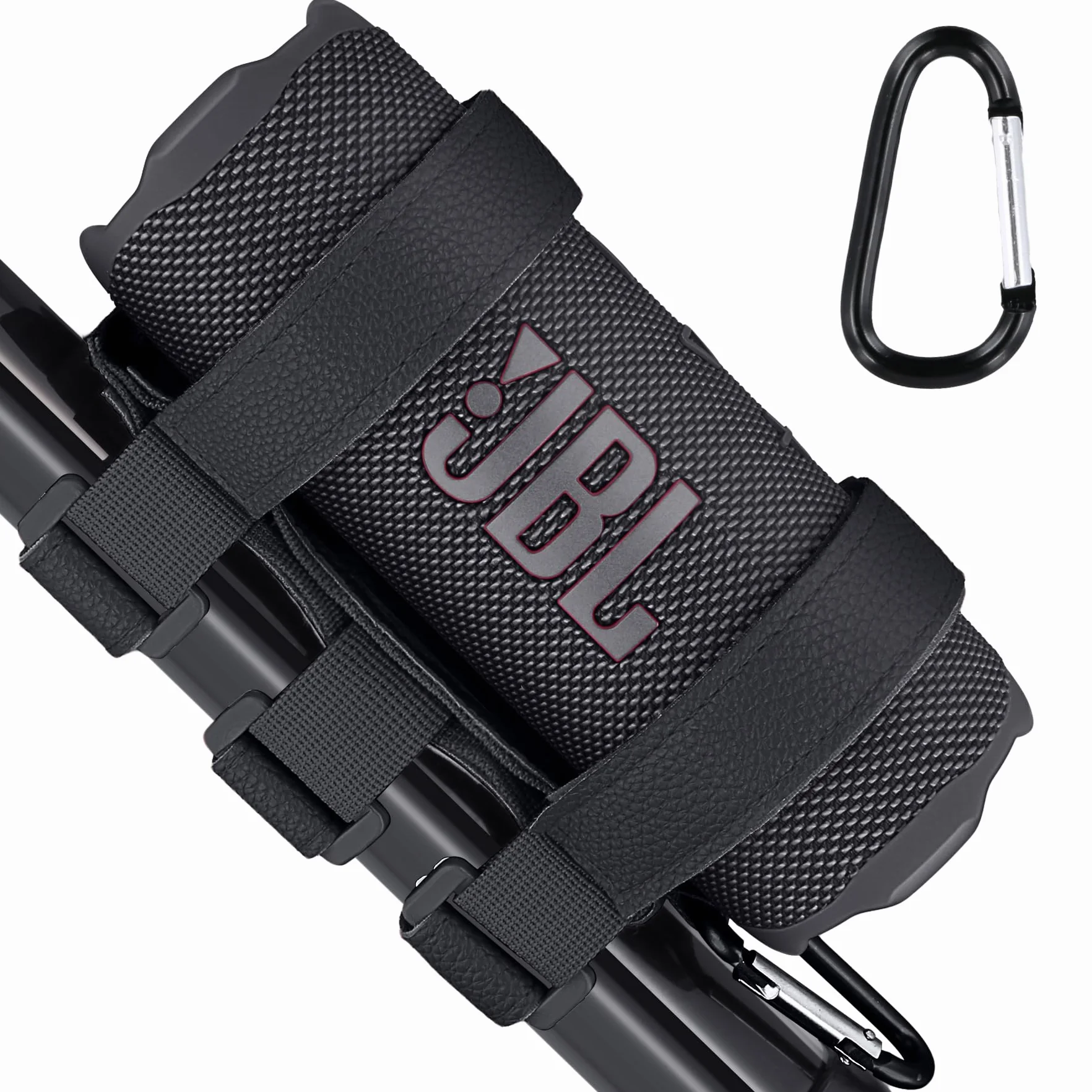 co2CREA Funda rígida Compatible con Bose/JBL mayoría de Altavoces inalámbricos Bluetooth, Altavoz al Aire Libre, Correa Ajustable, Accesorio para Accesorios, riel de Barra para Carrito de Golf