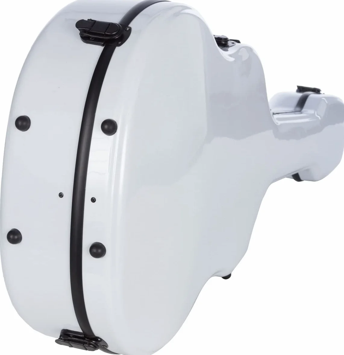 M-Case Modelada Estuche de Guitarra clásica 39” - 4/4 Fiberglass Ultra Light Blanco