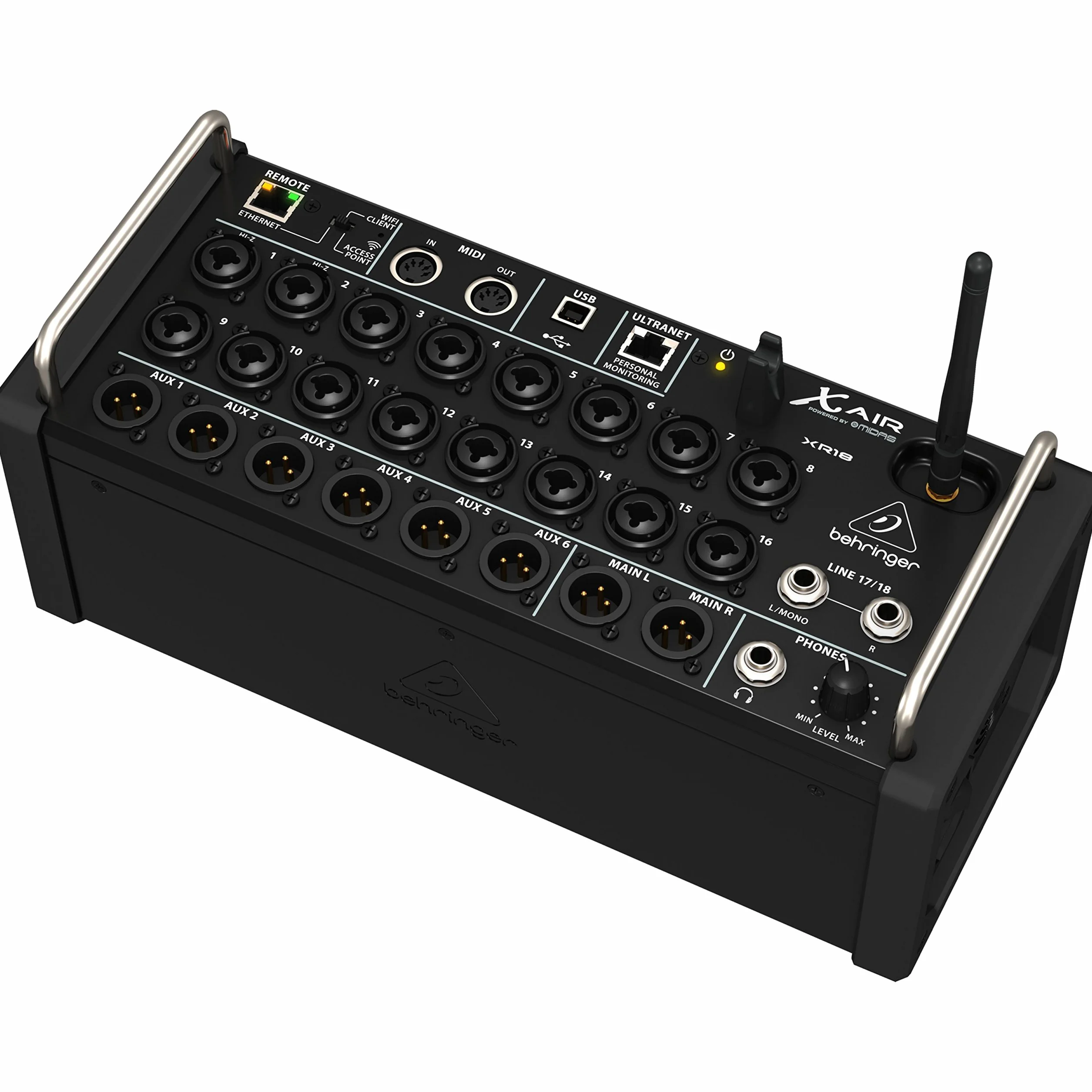 Behringer XR18 Mesa de mezclas digital, Klark Teknik, X AIR