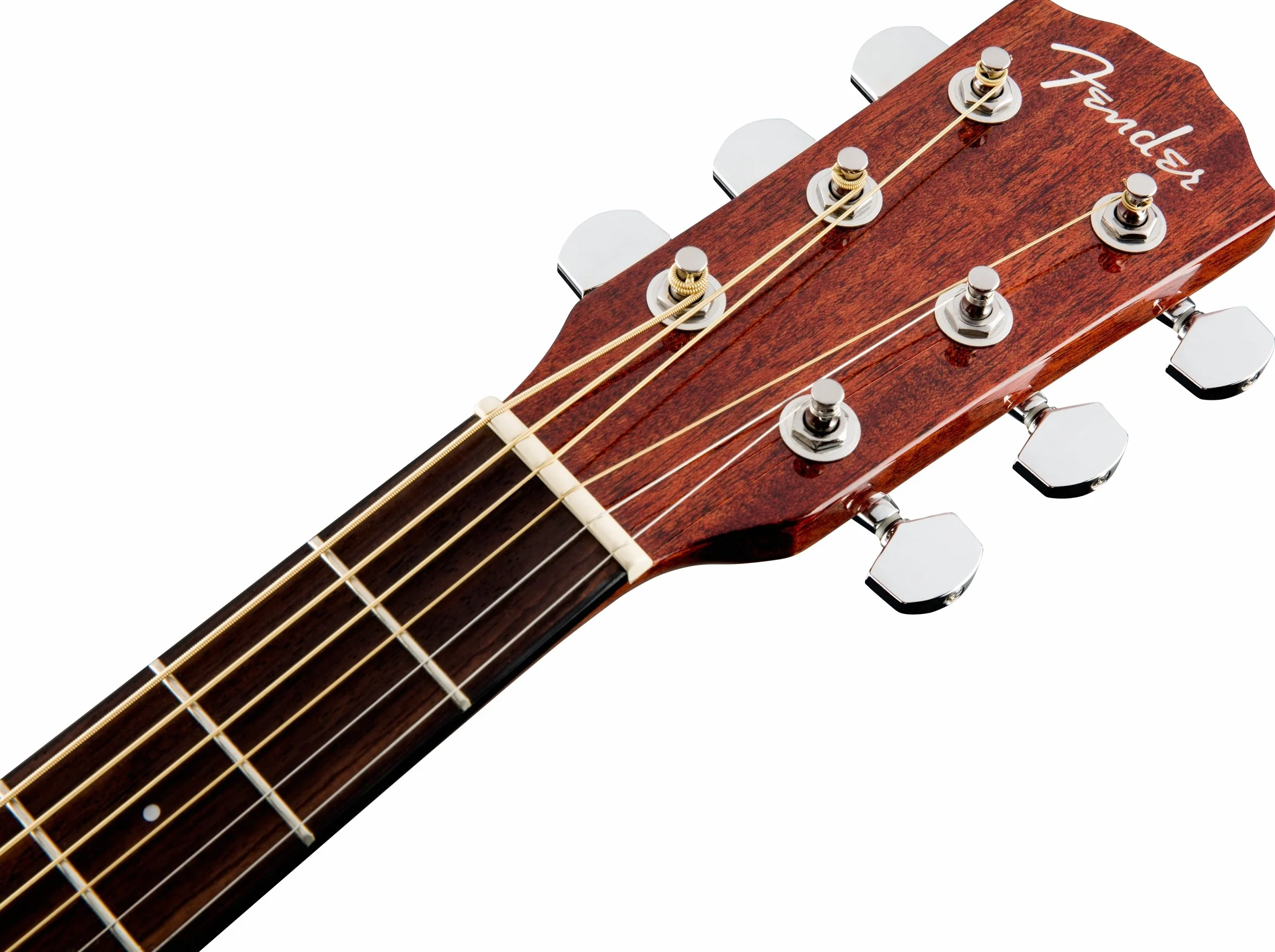 Fender CD-140SCE Dreadnought Guitarra Acústica Electrificada, Caoba Natural, con Estuche Rígido, Incluye cursos virtuales gratuitos en Fender Play
