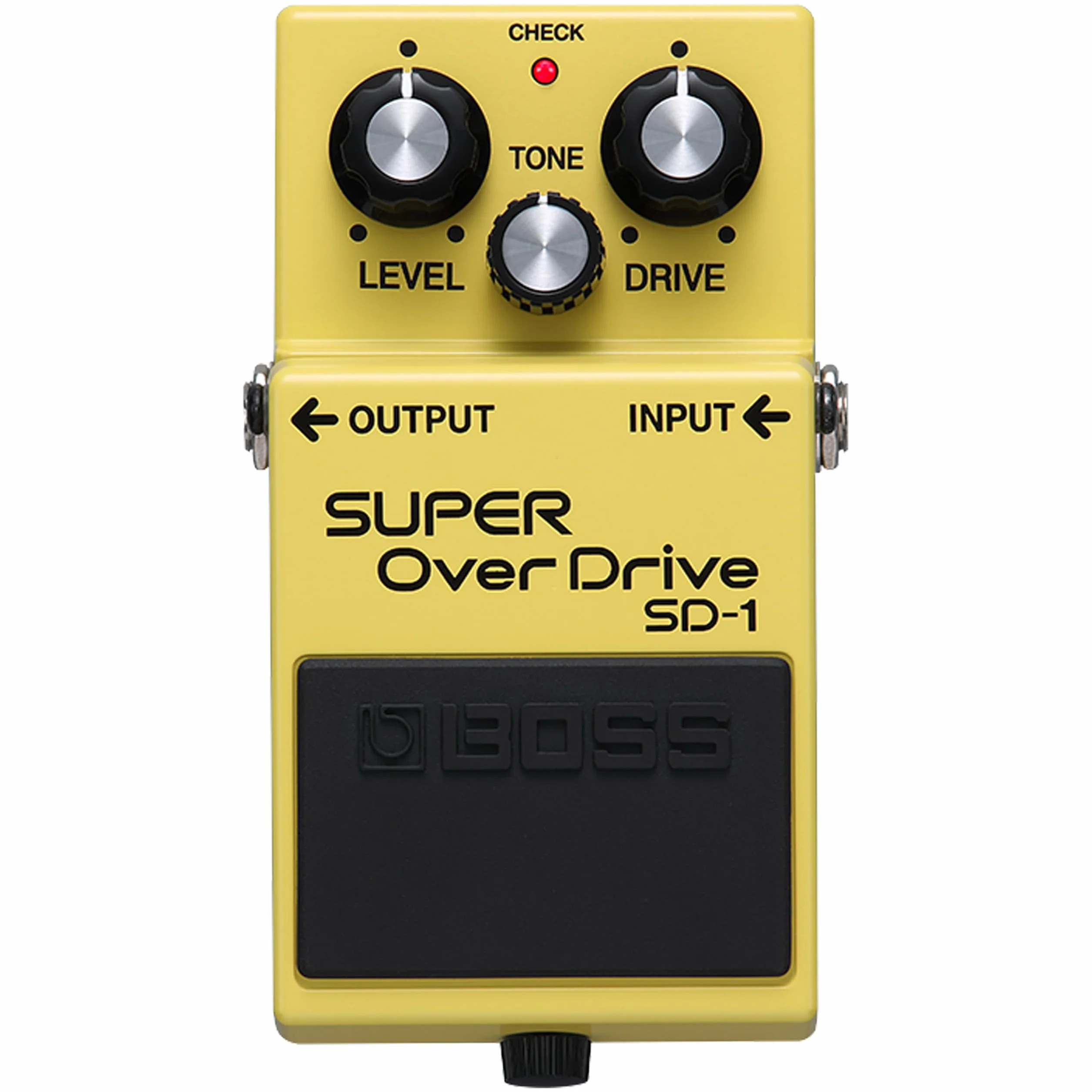 BOSS SD-1 SUPER OverDrive Gitaareffectpedaal | Genrebepalende Overdrive-Sound | Mild tot Matige Drive Tonen | Ideaal voor gebruik met Cleane en Licht Aangedreven Versterkers | 5 Jaar Garantie