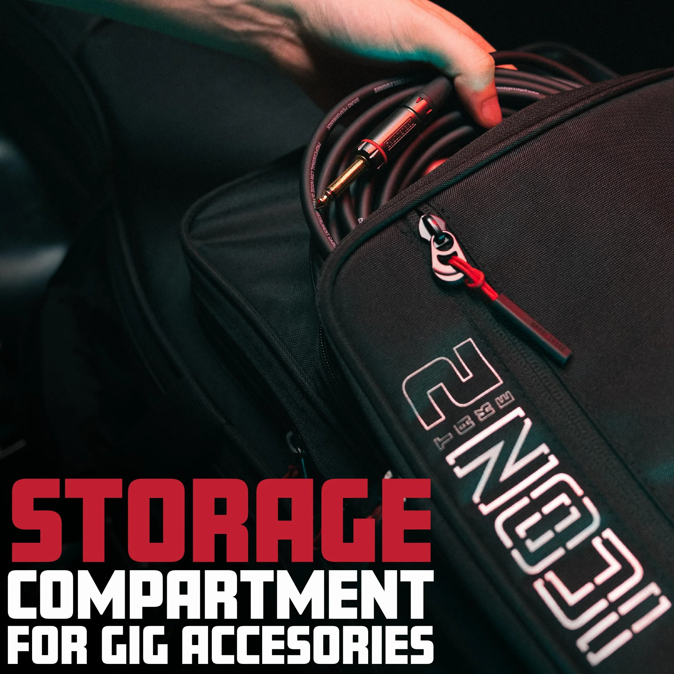 Gator Cases Icon Take Two Series Premium Double Gig Bag for (2) Electric Guitars, TSA-Friendly Zippers, Black (G-ICONTTELEC-BLK)