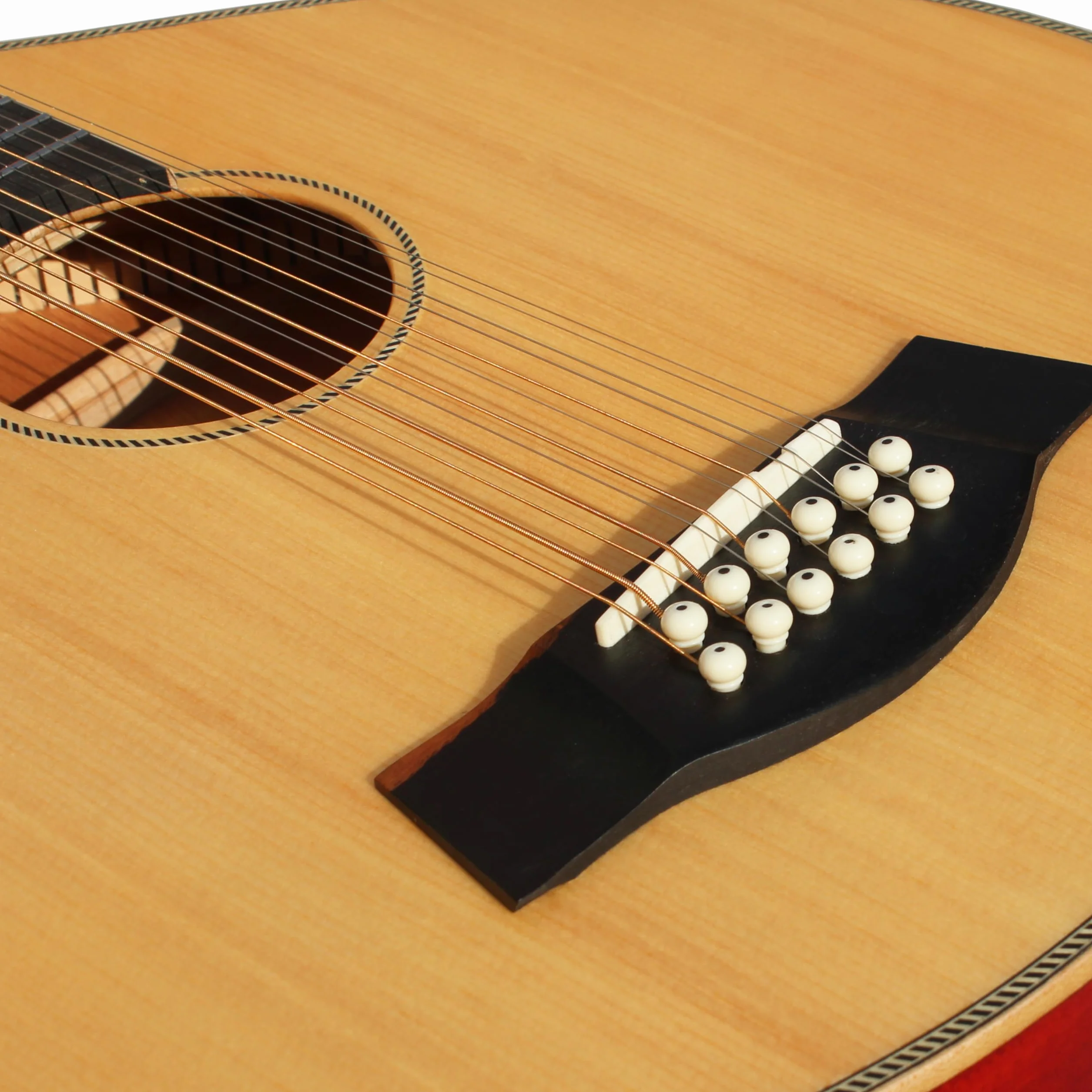 Batking Bouzouki - Guitarra Bouzouki de 12 cuerdas con ecualizador (12 cuerdas)