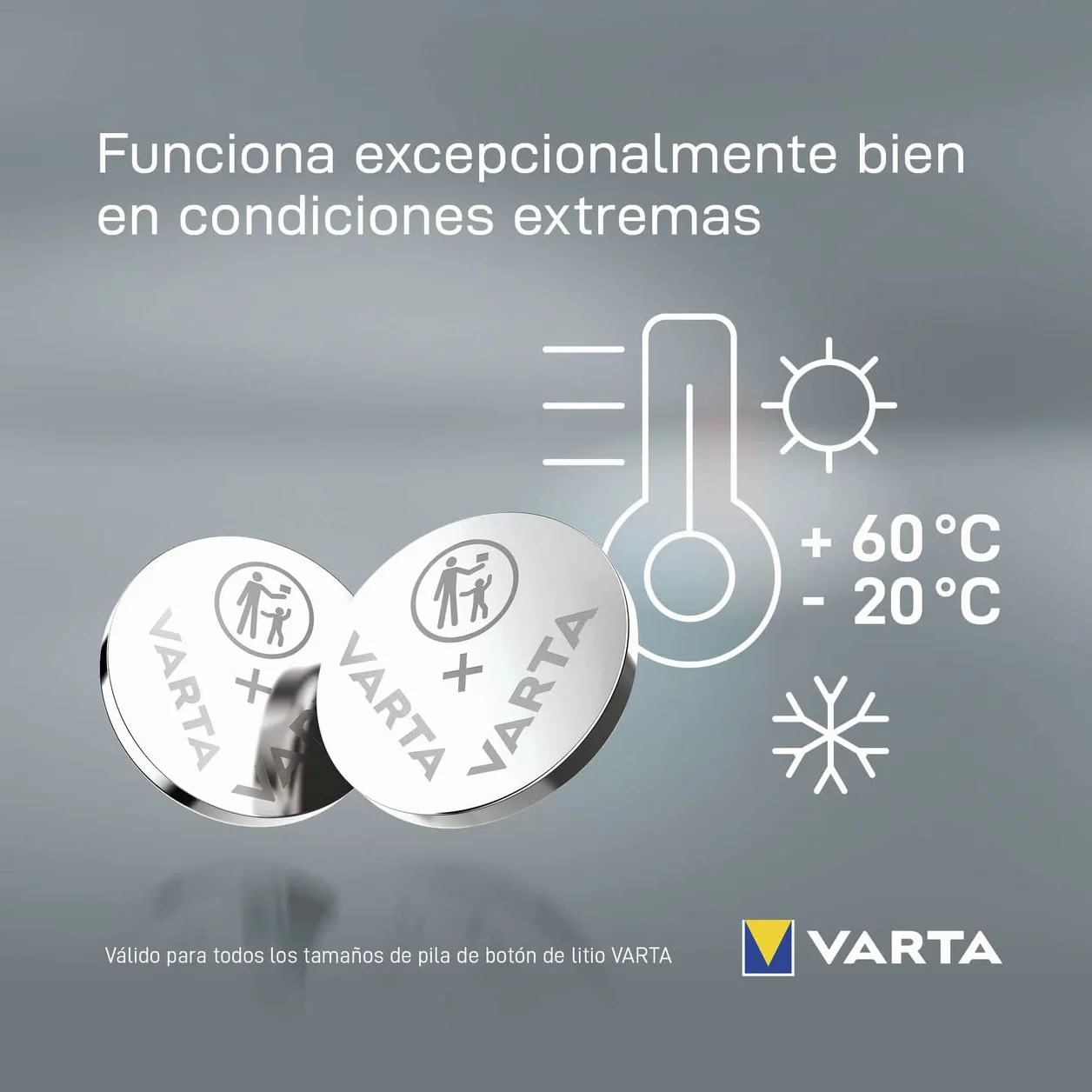 VARTA CR 1632 Pack de 2 Pilas Litio 3V 135 mAh