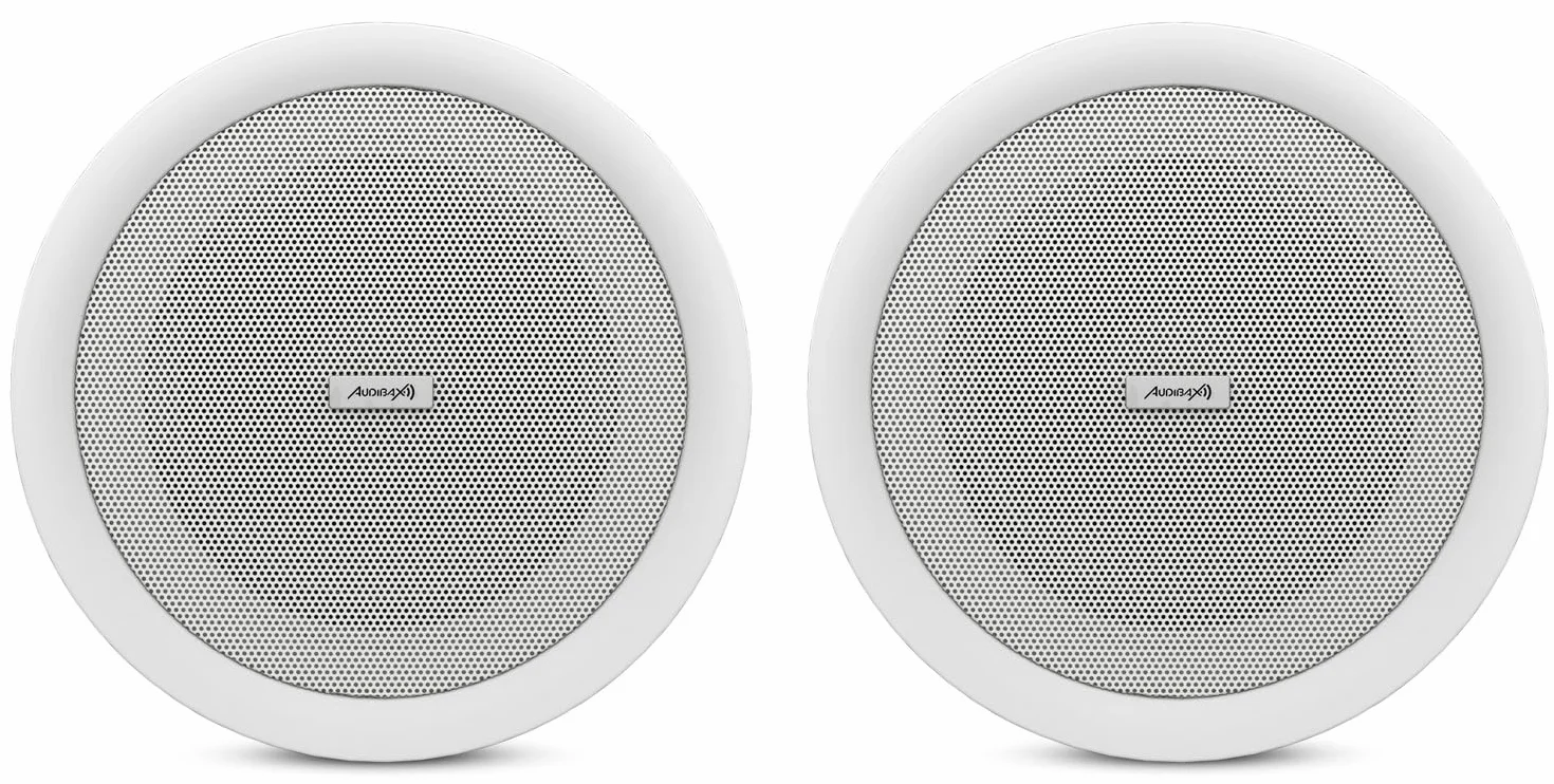 Audibax CM608L-BT Altavoces Techo Blancos Bluetooth Empotrables 2 Vías 2 x 30W 6,5