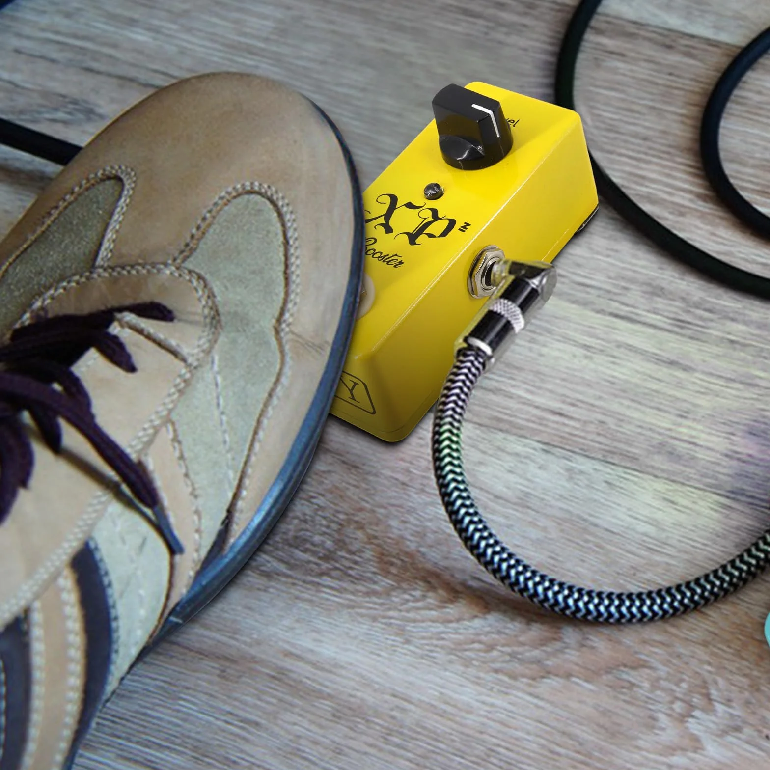 Btuty pedal de guitarra reducción de ruido de guitarra Pedal de efectos de guitarra eléctrica Interfaz de entrada/salida Mini efecto de reducción de ruido de guitarra