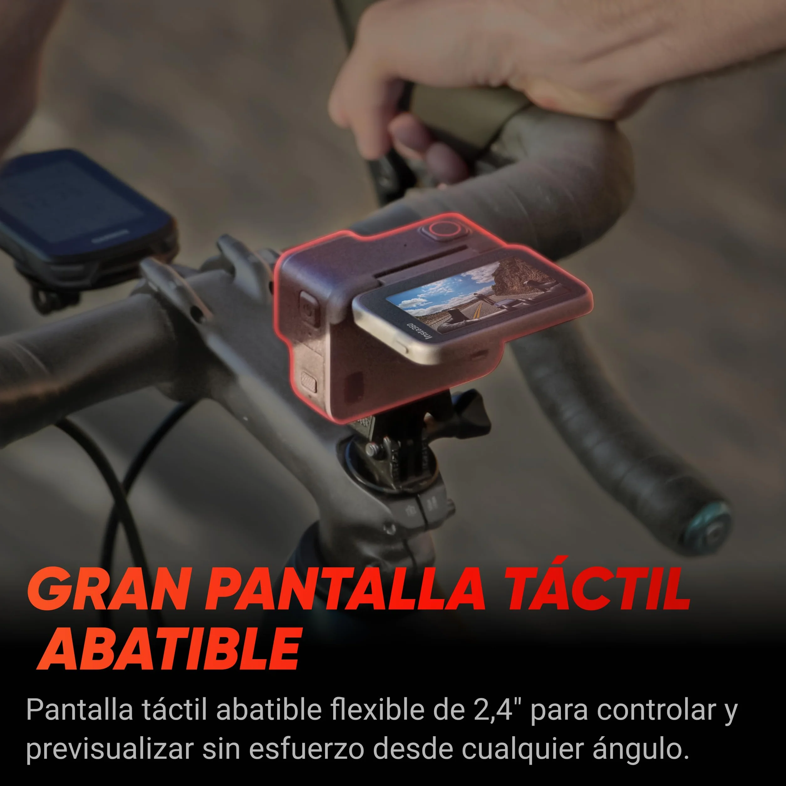 Insta360 Ace Pro: Cámara de acción Impermeable diseñada con Leica, Sensor Insignia de 1/1,3", reducción de Ruido IA Imagen máxima, 4K a 120fps, Pantalla abatible 2,4" y Funciones de IA