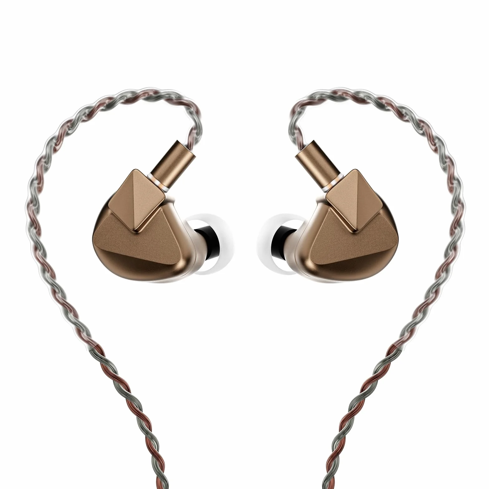 Letshuoer S12 Ultra Hi-Fi - Auriculares IEM de 14,8 mm, con controlador magnético planar, monitores intraurales, con cable de cobre chapado en plata (moca, conector de 3,5 mm/4,4 mm)