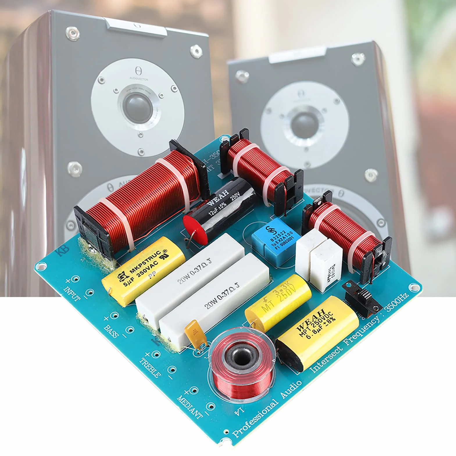 Divisor de frecuencia audio 3 vías 300 W filtro cruzado para altavoces KTV escenario