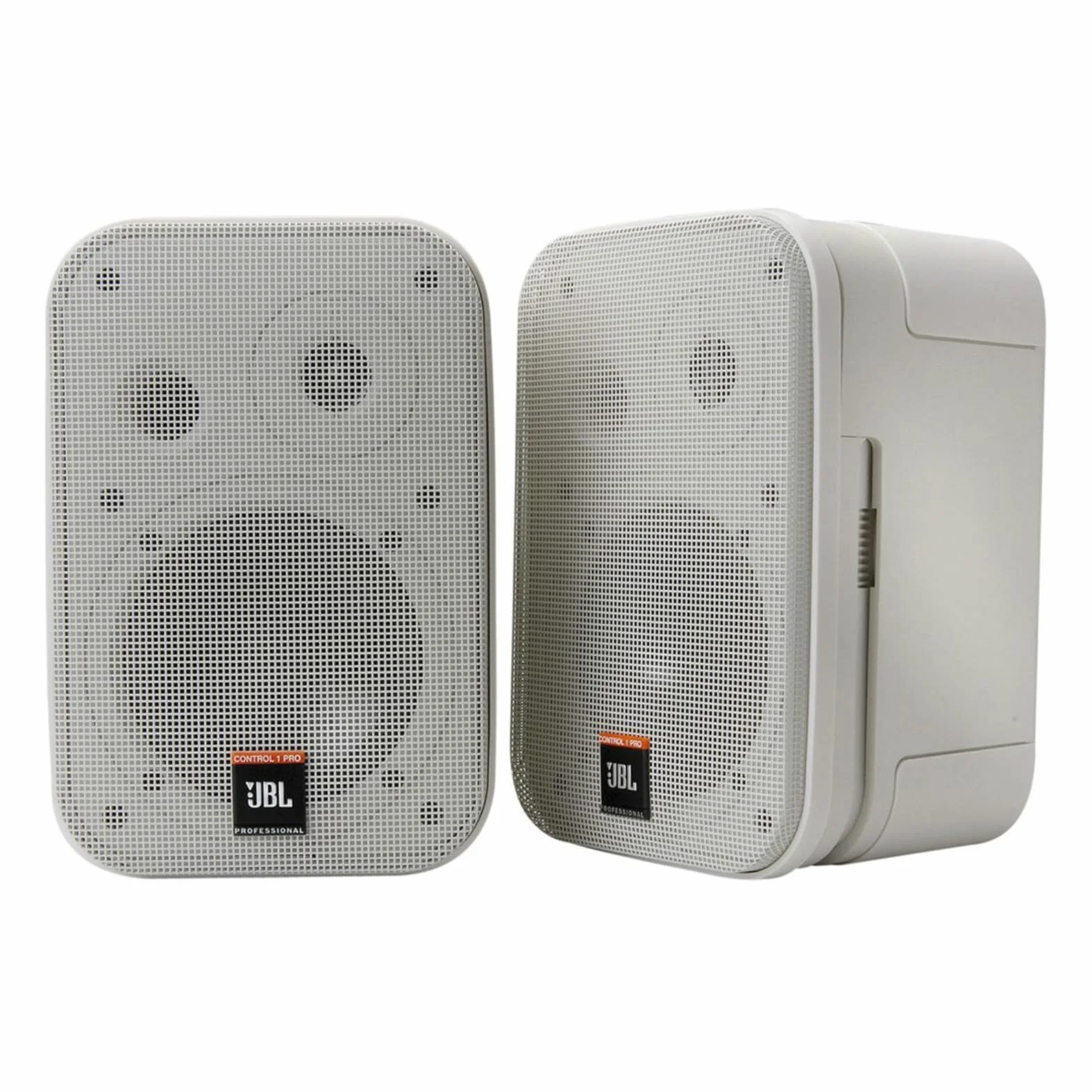 JBL C1PRO-WH - Altavoces de 2 vías (150W, 100 Hz - 18 KHz, 108 dB), Color Blanco