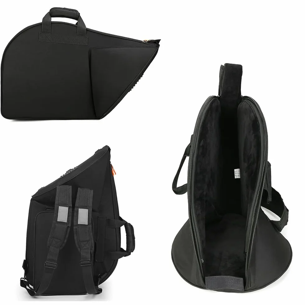 Bolsa de Almacenamiento para trompa Francesa, Mochila de una Pieza de Tela Oxford Gruesa, Ideal para conciertos, Viajes y presentaciones.