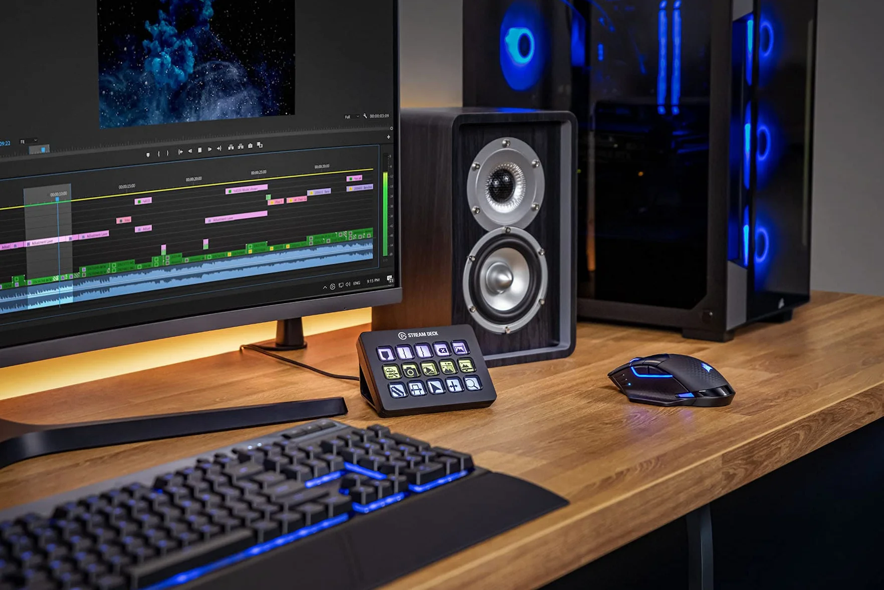 Elgato Stream Deck MK.2 Controlador de estudio 15 teclas macro OBS Twitch YouTube Mac PC