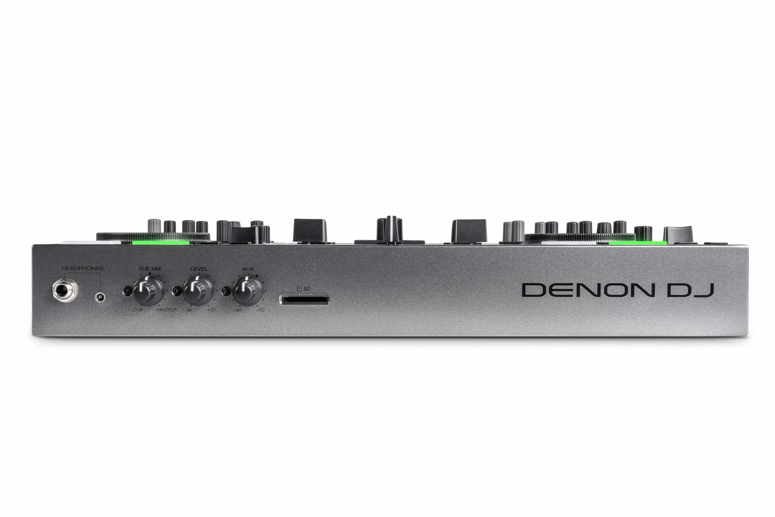 Denon DJ PRIME GO+ Controlador DJ Portátil Autónomo con Bateria Recargable, Pantalla de 7", Mezclador con Separación de Stems, Streaming por Wifi y Bluetooth