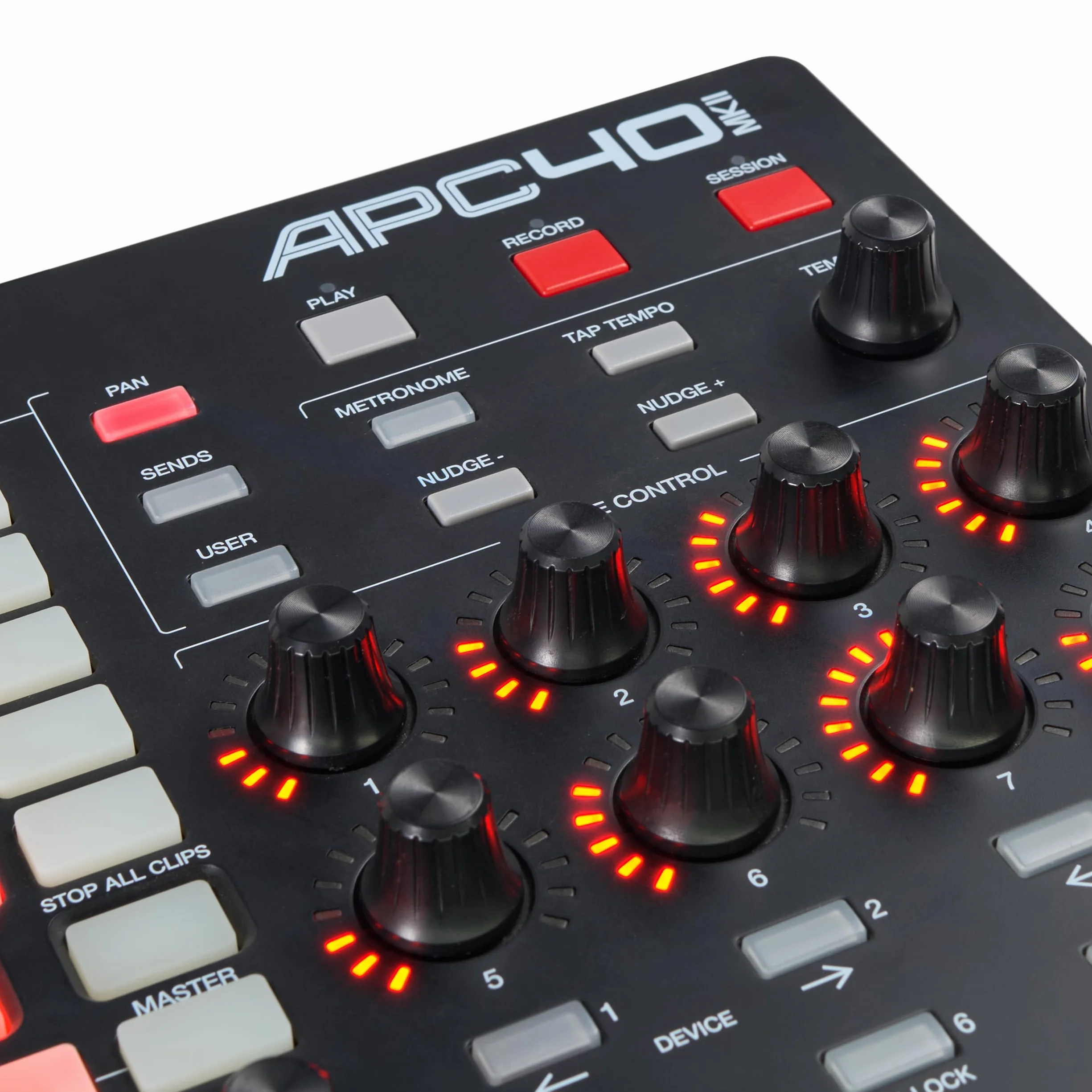 Akai Professional APC40 MKII - Controlador MIDI USB para mapeo 1 a 1 con Ableton Live Lite y Matriz de lanzamiento de Clips de 5 x 8, Perillas y Faders